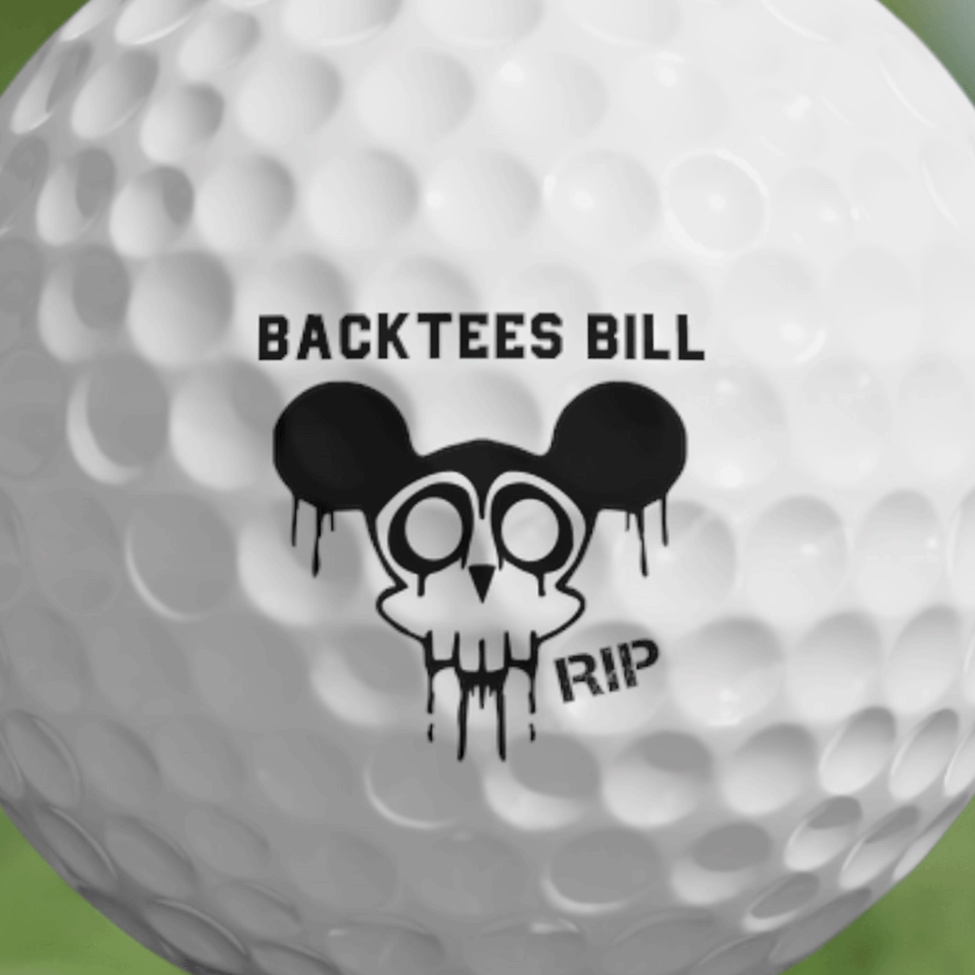 PERSONALIZED Dead Mickey Golf Balls
