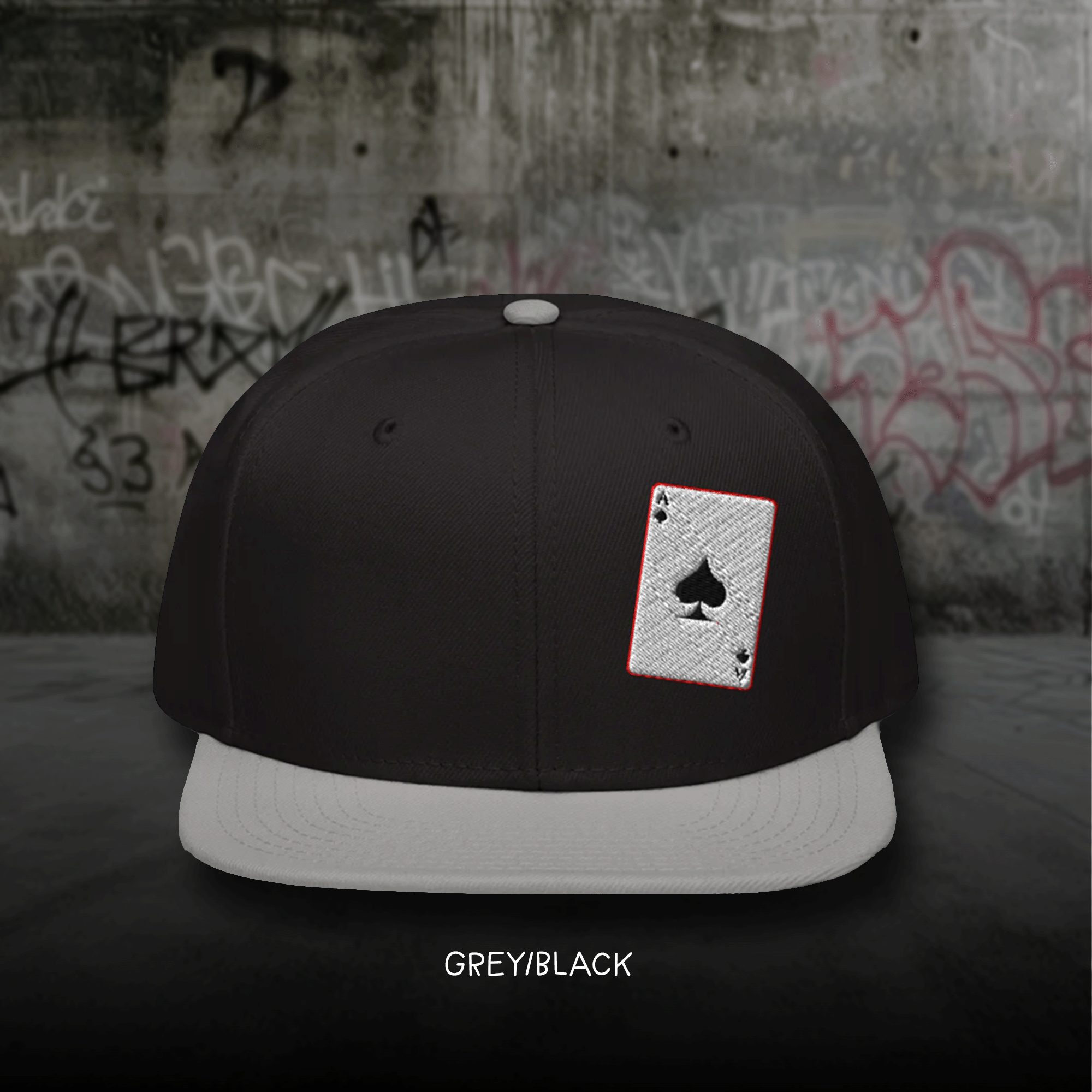 Ace of Spades Card Snapback Cap