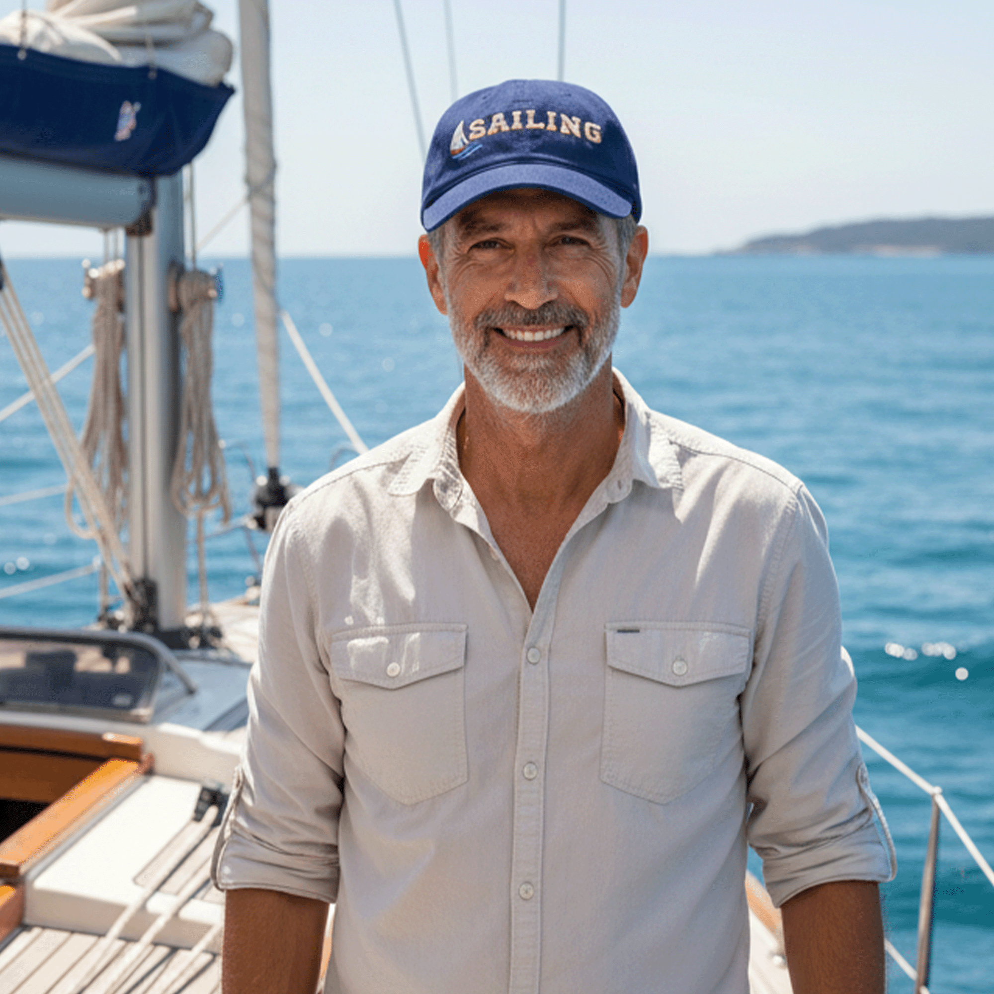 Sailing Low-Profile Baseball Cap