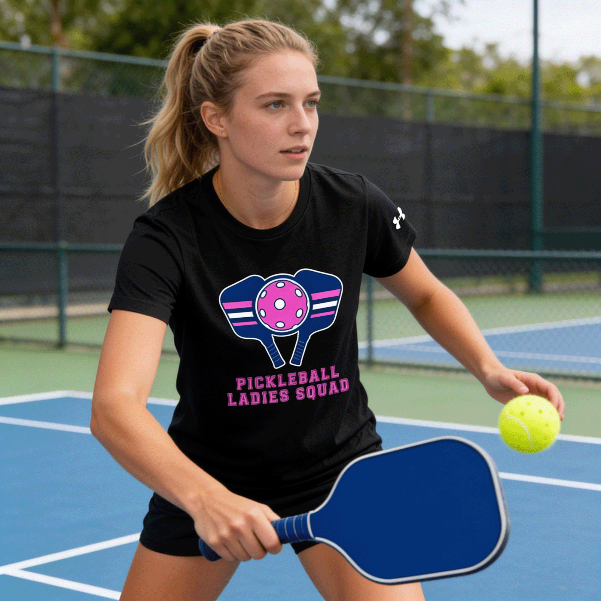 Ladies Pickleball Under Armour Athletic 2.0 T-Shirt