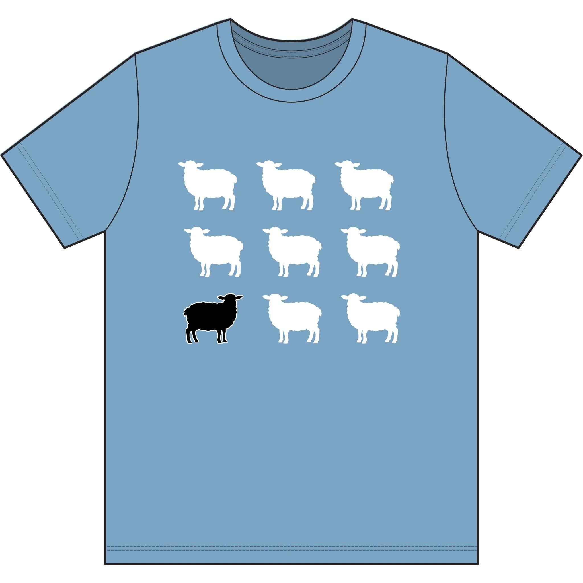 Black Sheep Recycled Cotton T‑Shirt