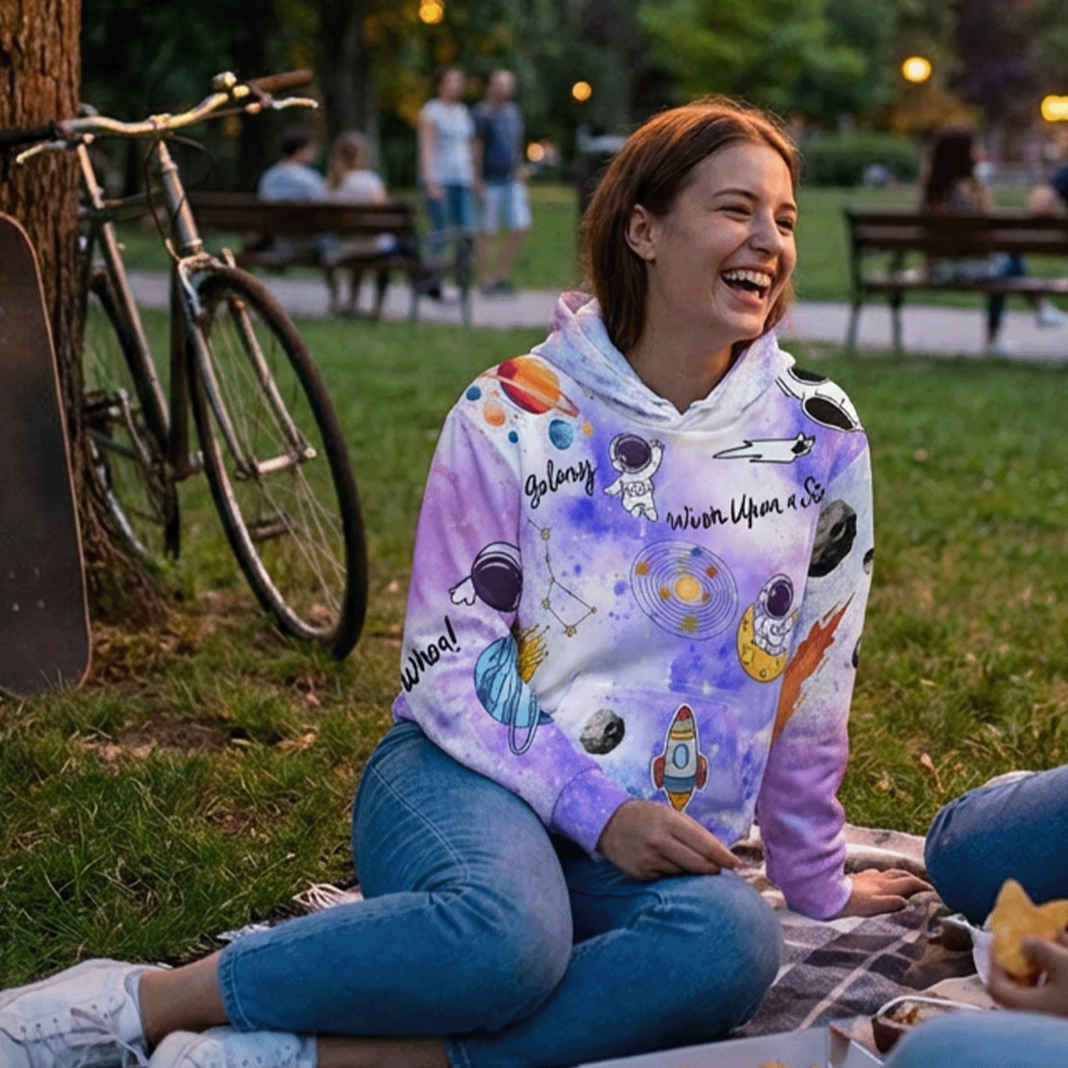 Space Themed Streetwear Hoodie