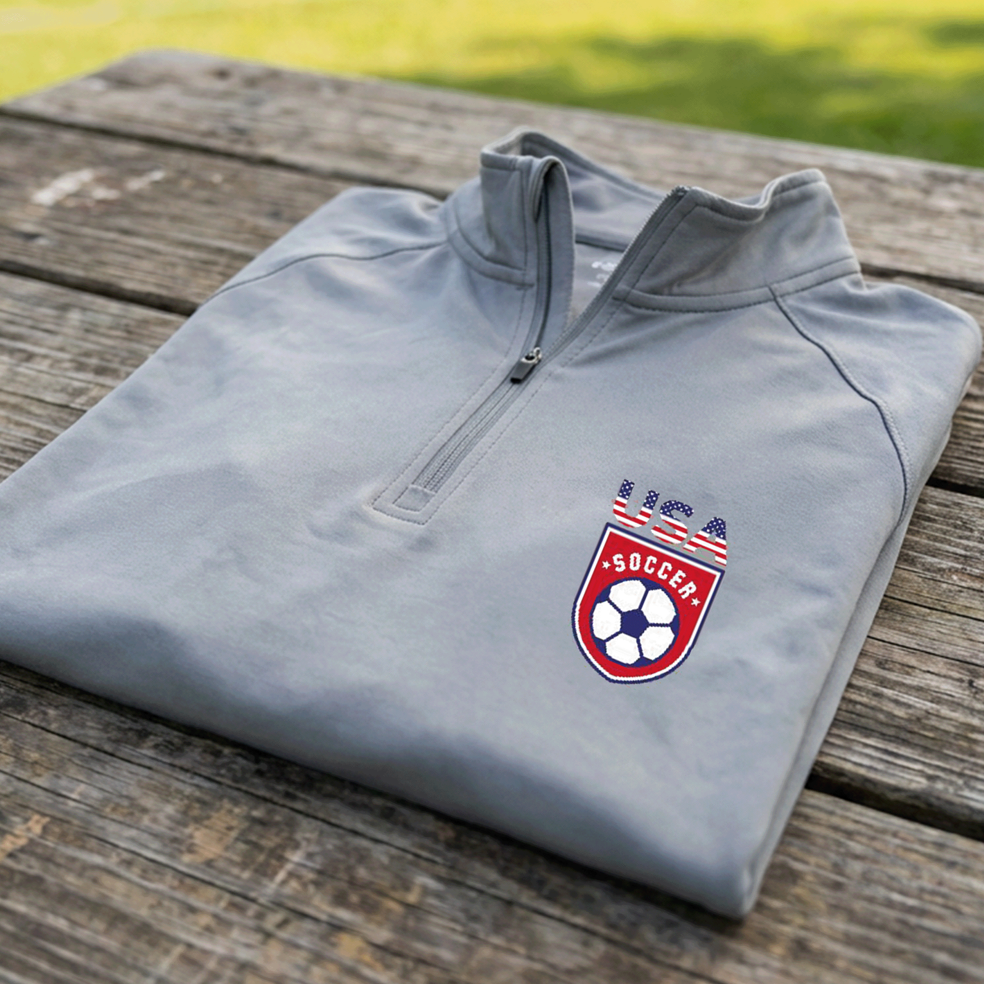 Men's USA Soccer Quarter-Zip Pullover