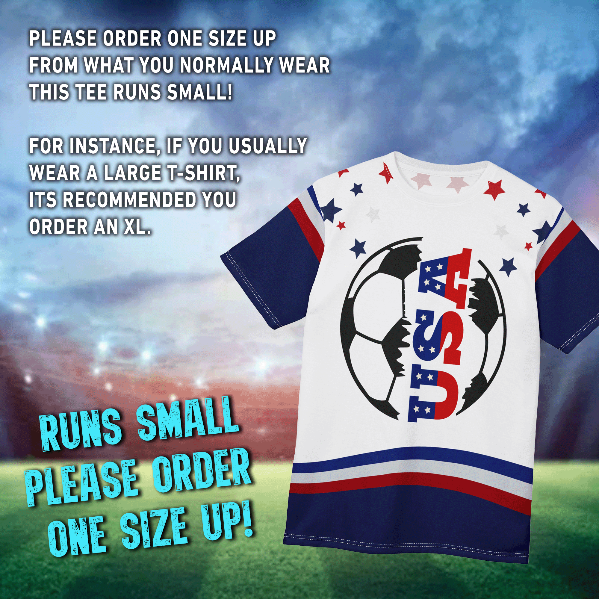 USA Soccer Quick-drying Tee