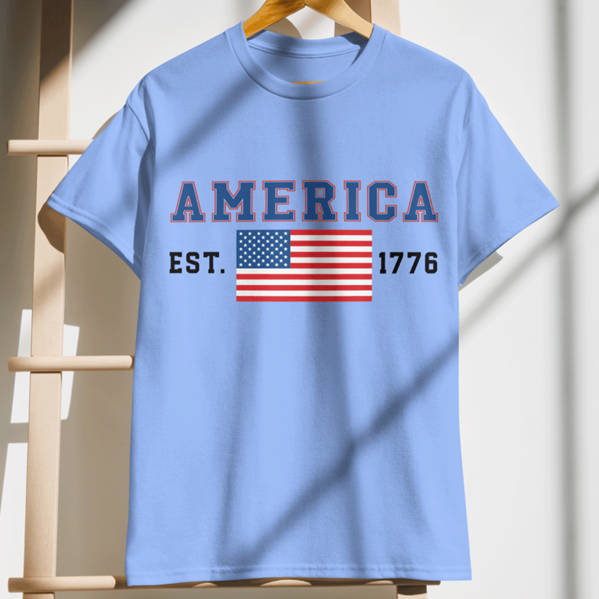 Patriotic America 1776 DryBlend® T-Shirt