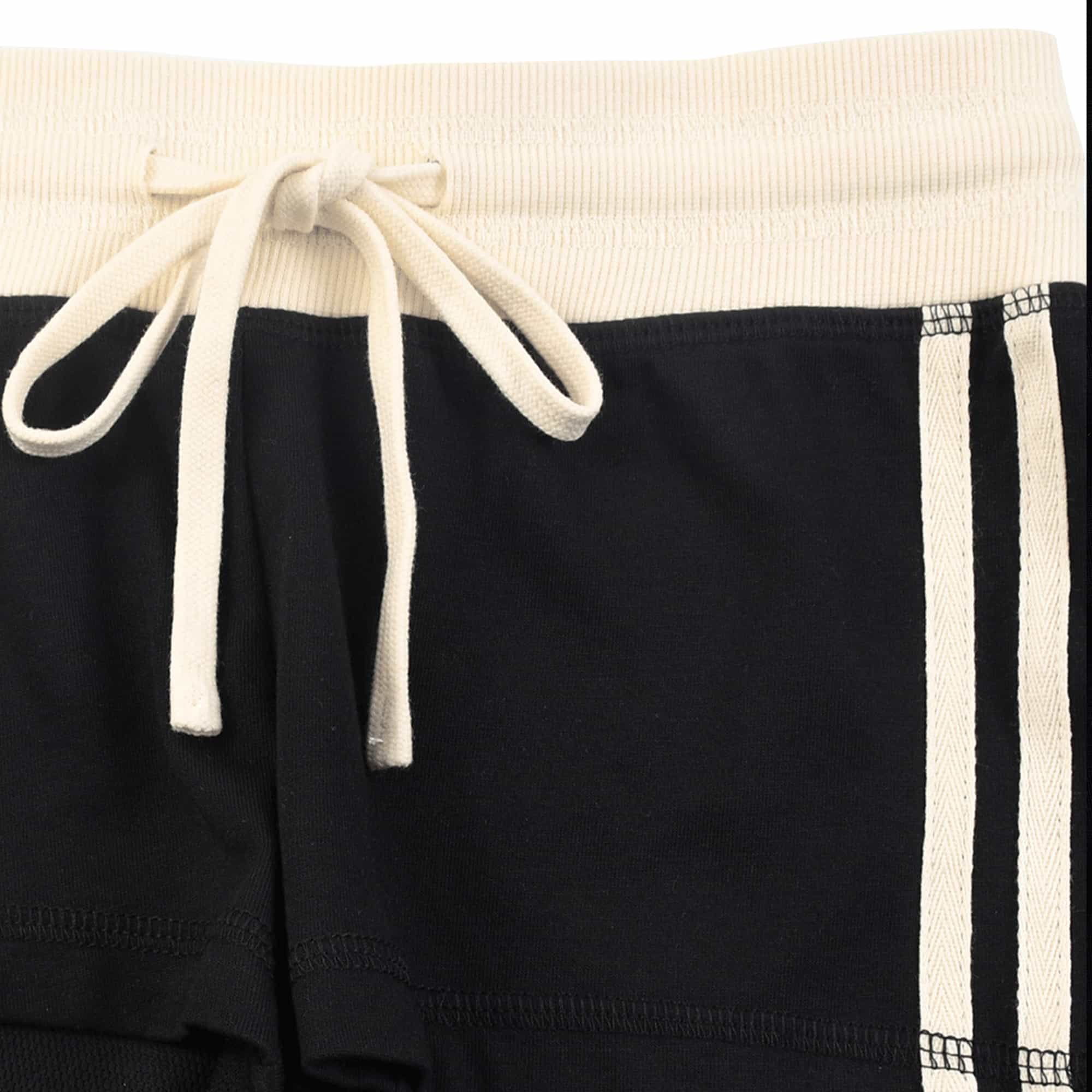 Women's Heart Contrast Stripe Track Shorts & Varsity Tee