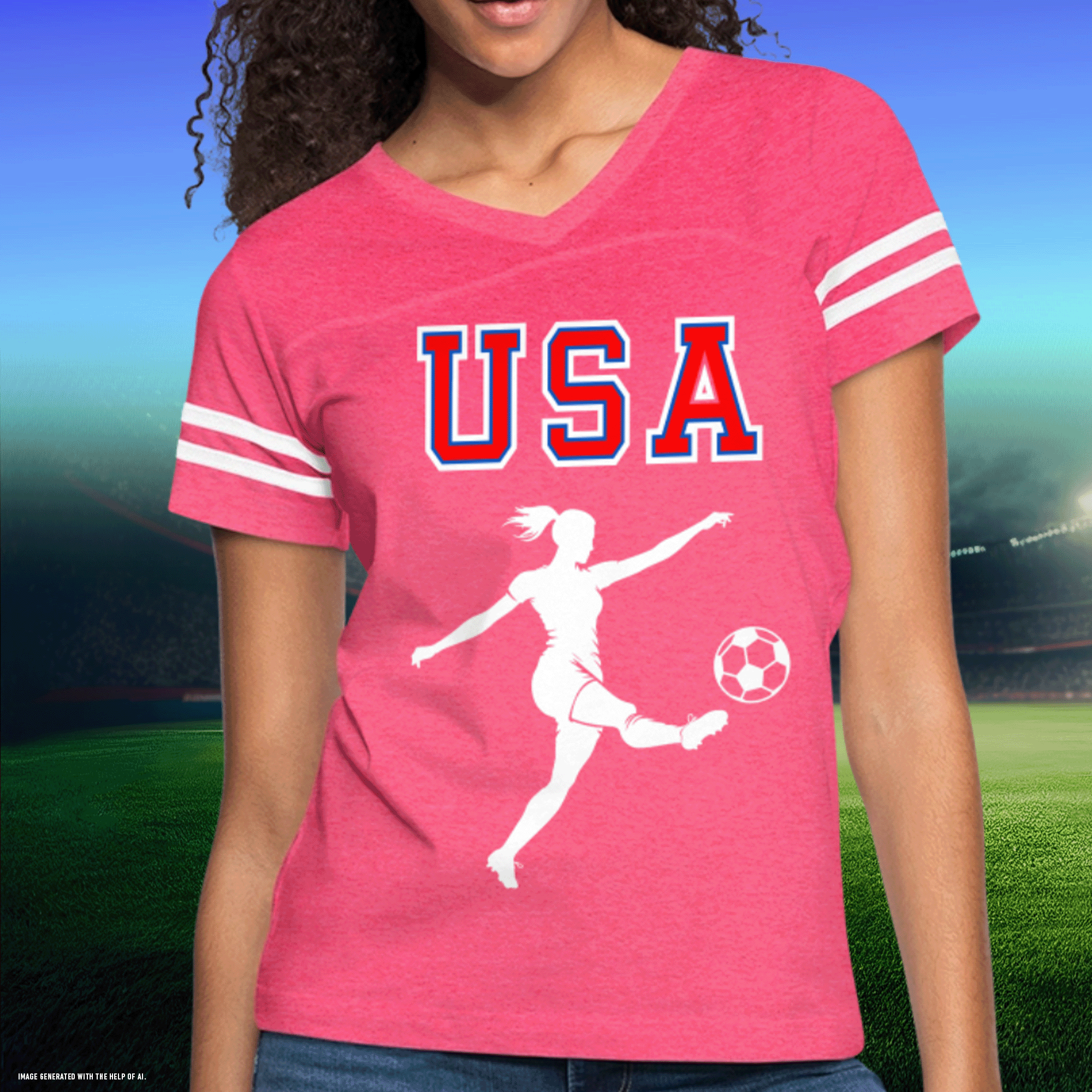 Women’s USA Soccer Sport T-Shirt