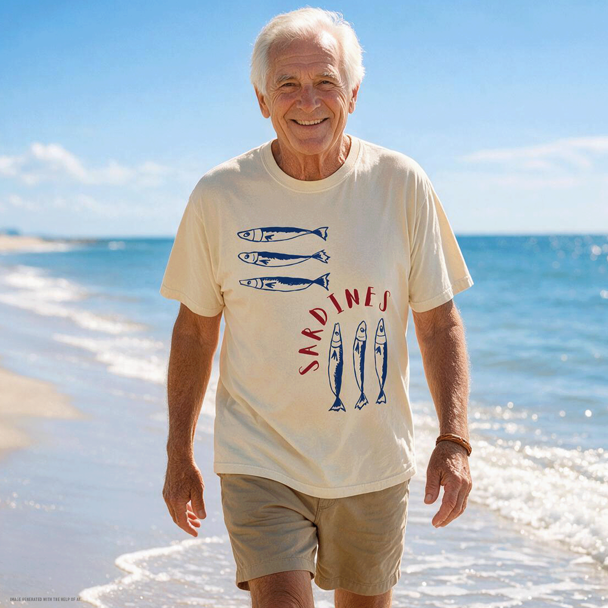 Sardines Unisex Garment-dyed comfort colors T-shirt