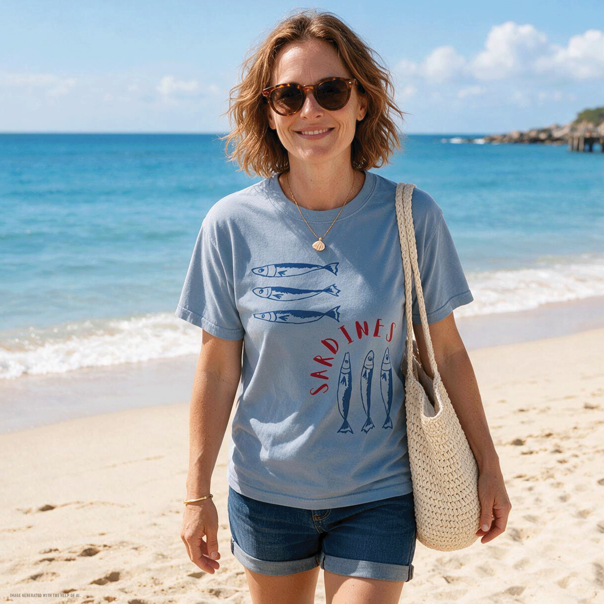 Sardines Unisex Garment-dyed comfort colors T-shirt