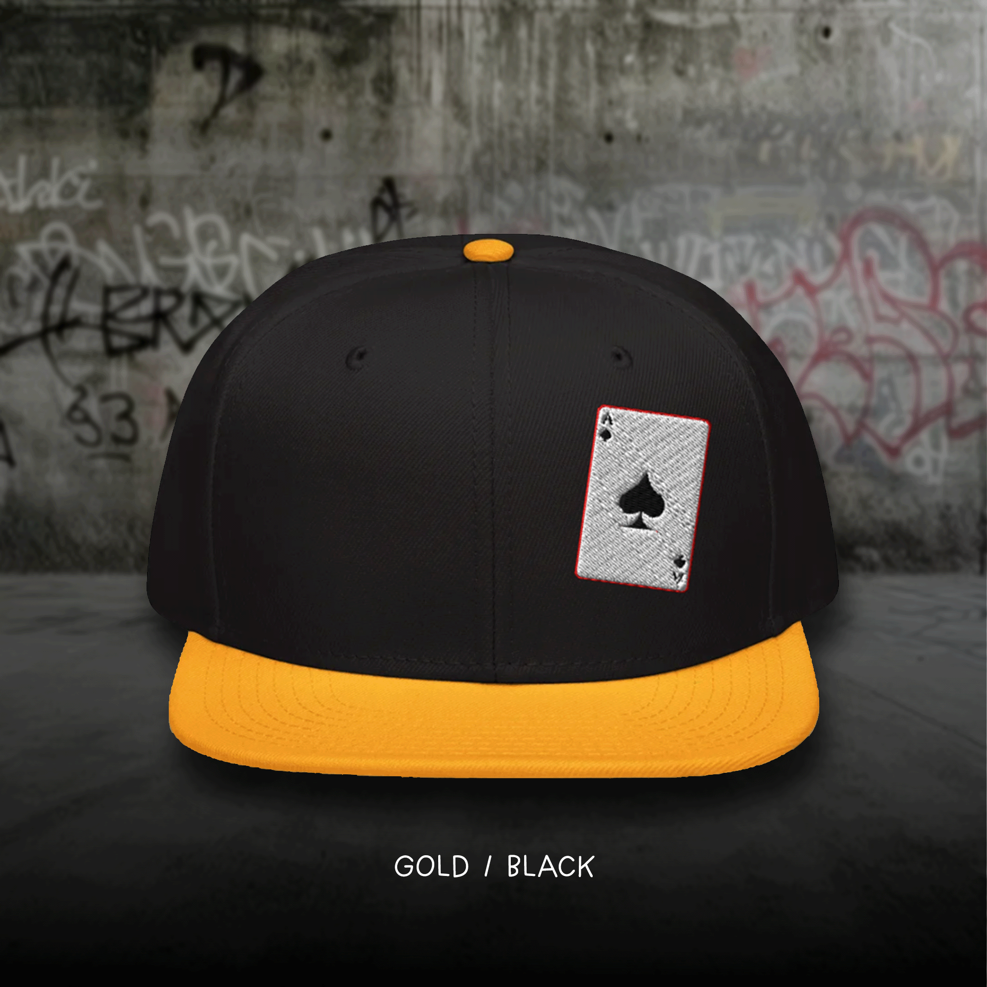 Ace of Spades Card Snapback Cap