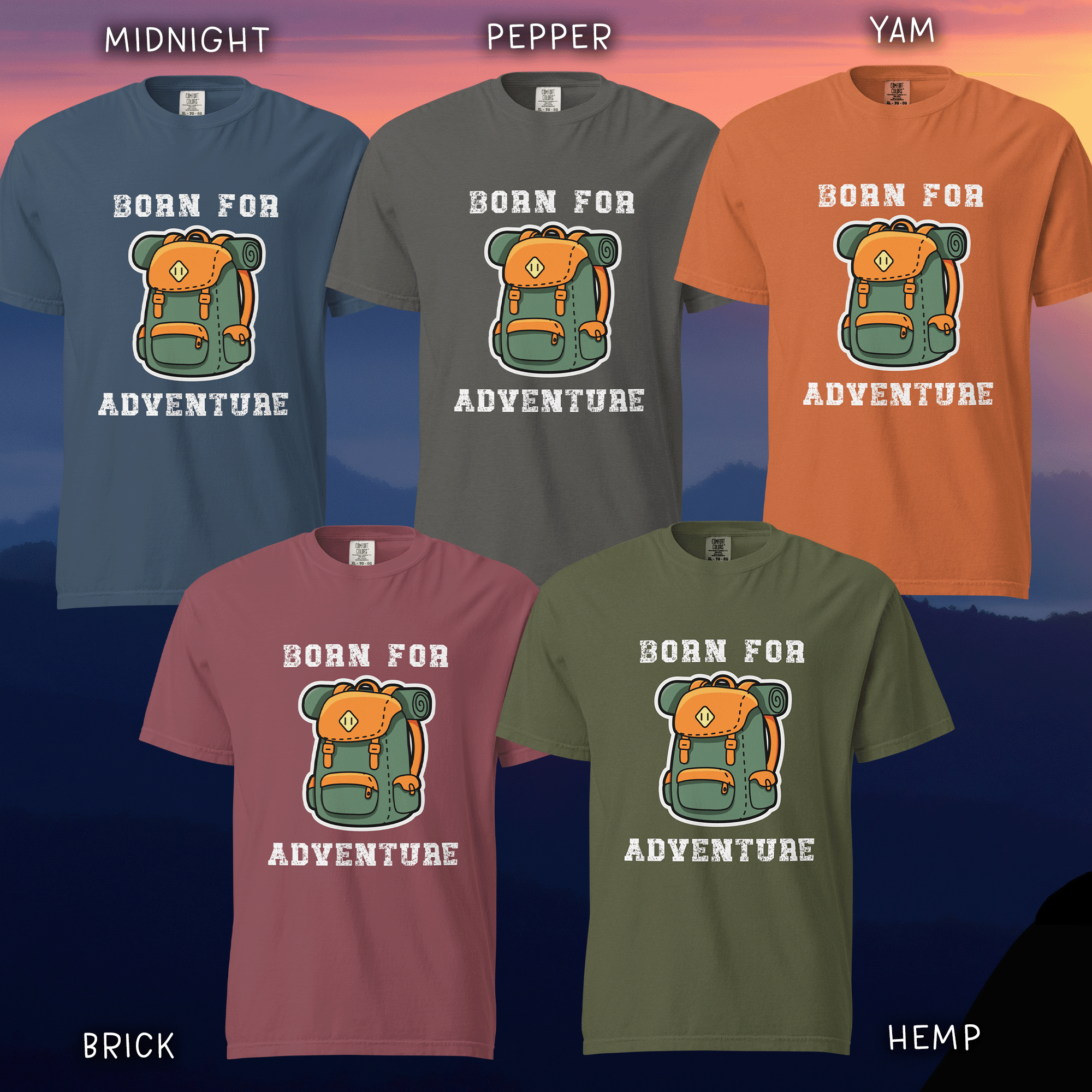 Born for Adventure T-shirt