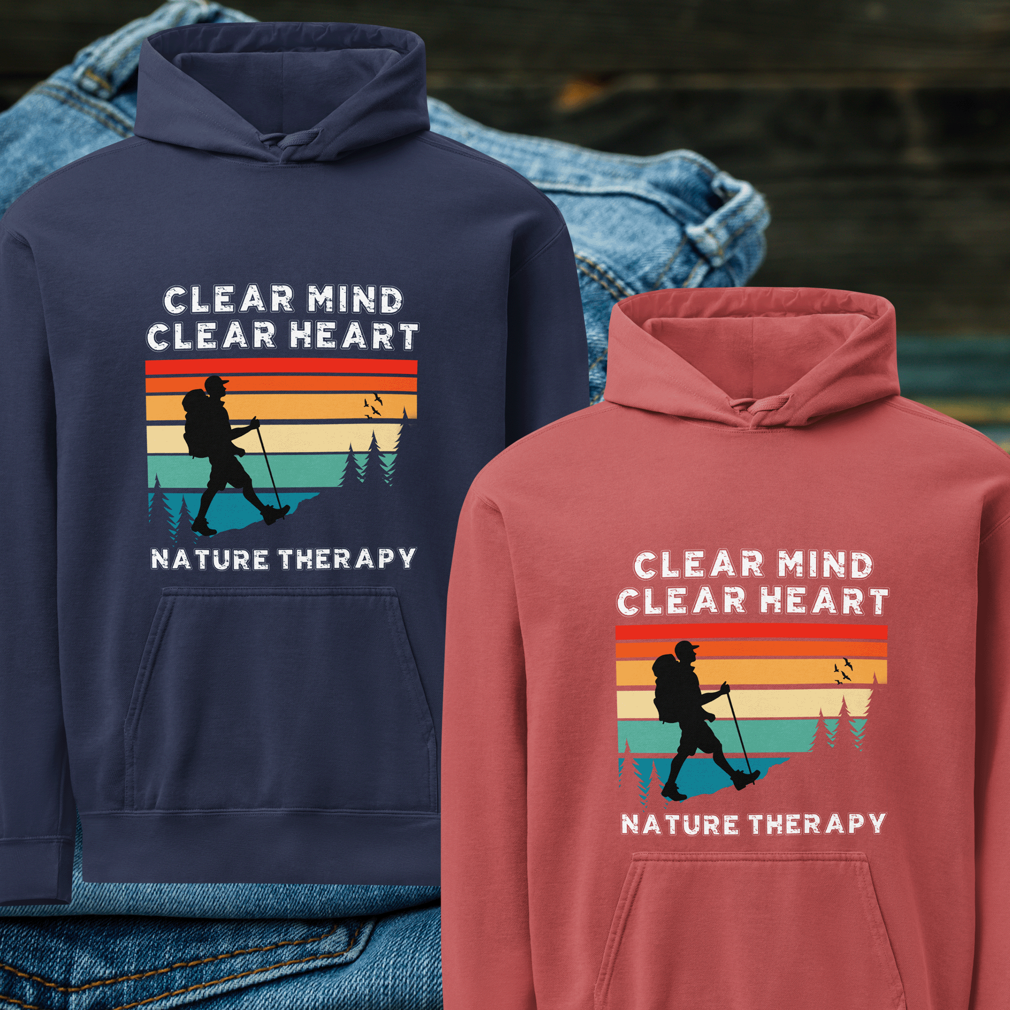 Nature Therapy Hiking Hoodie