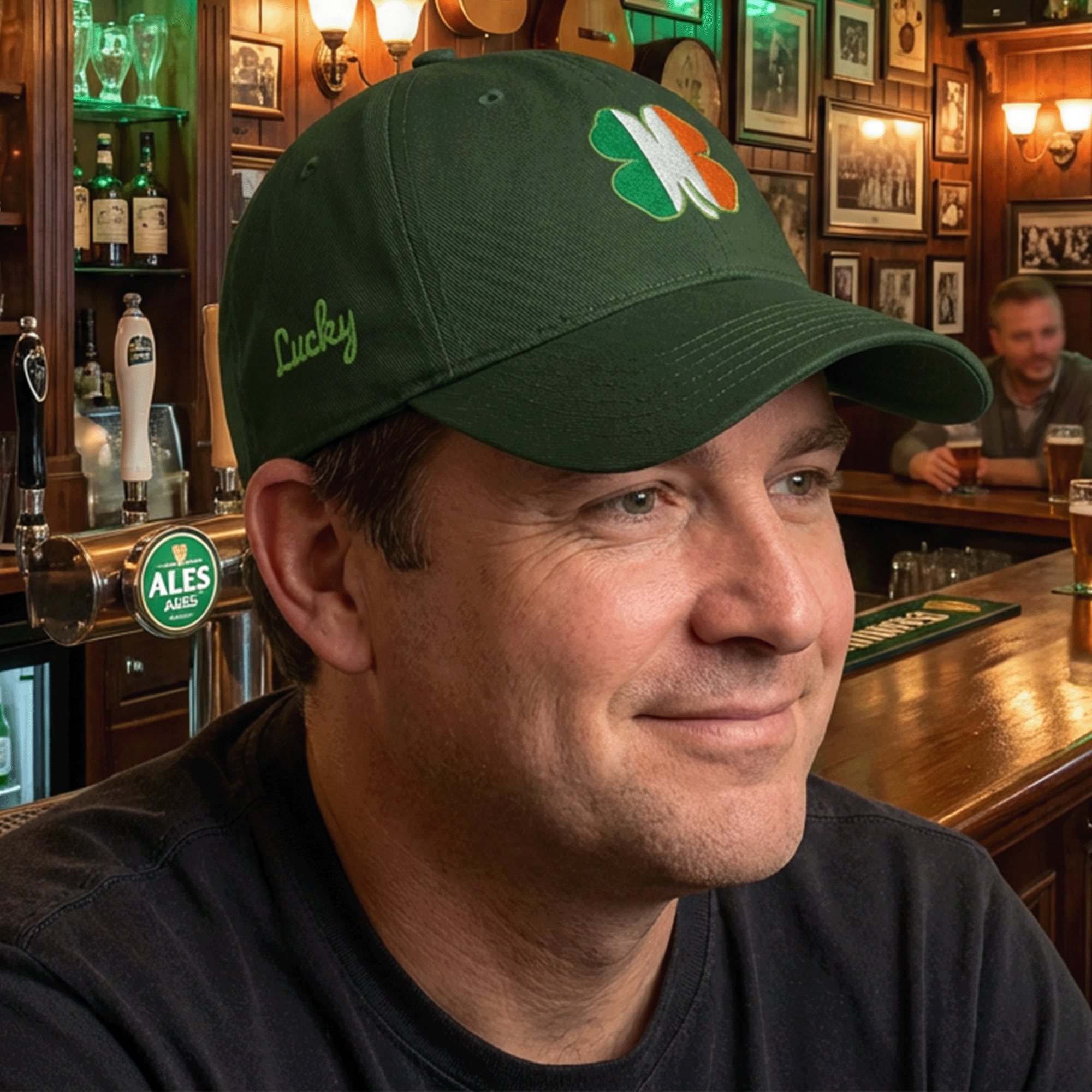 Lucky Irish Shamrock Low-profile Cap