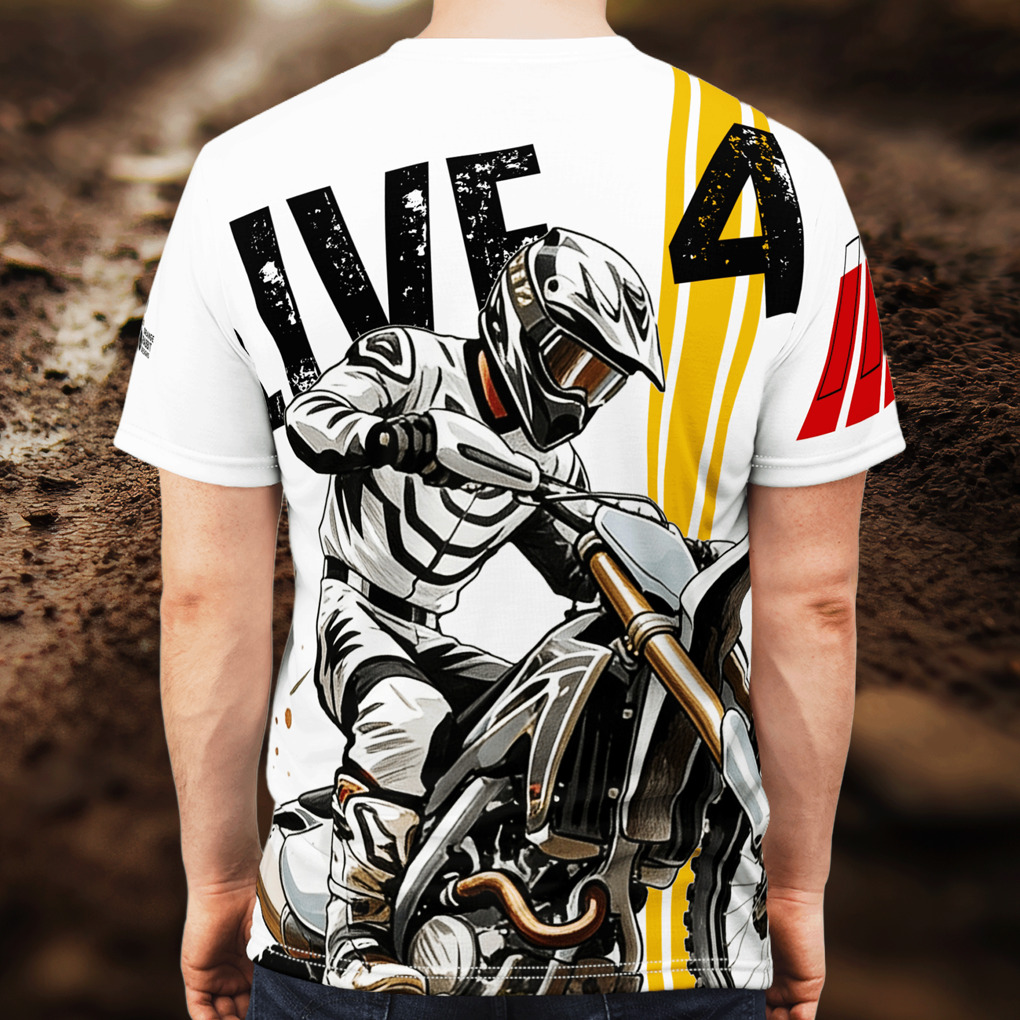 Live 4 Motocross All-Over Print Tee