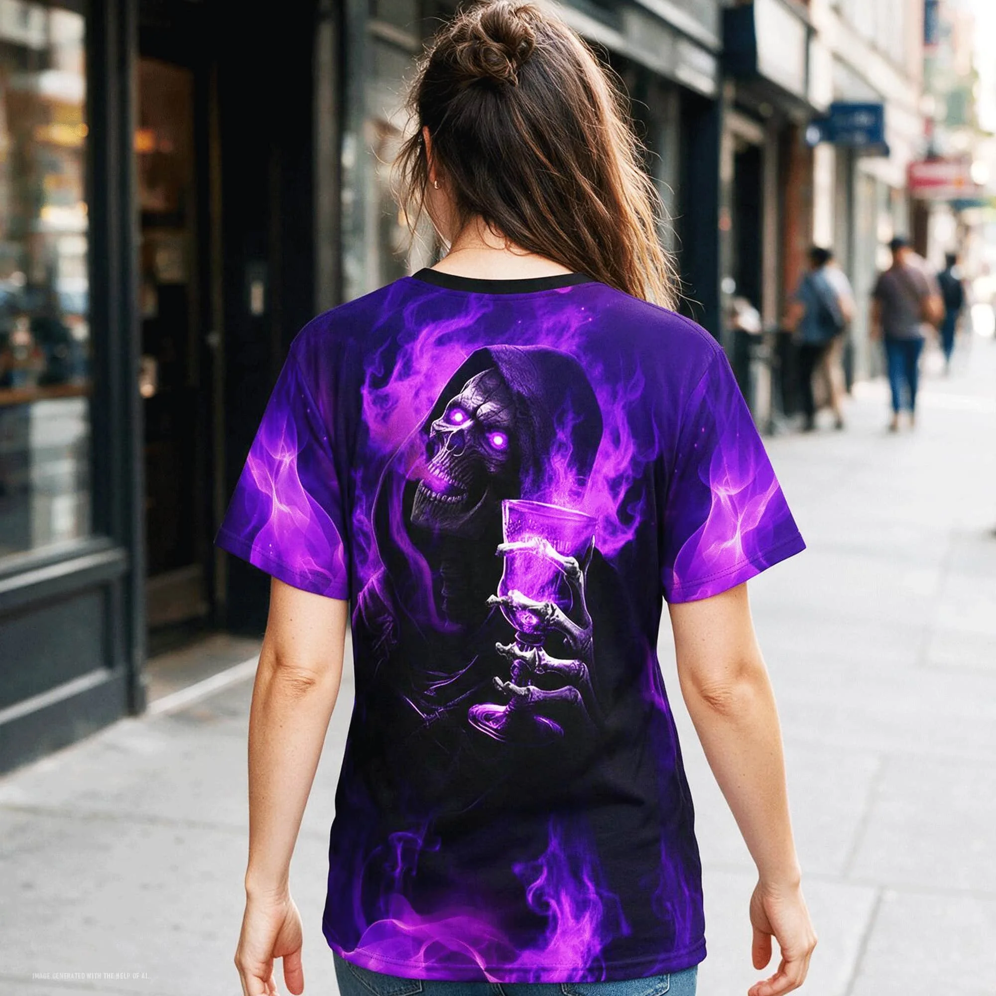Purple Reaper All-Over Print Tee