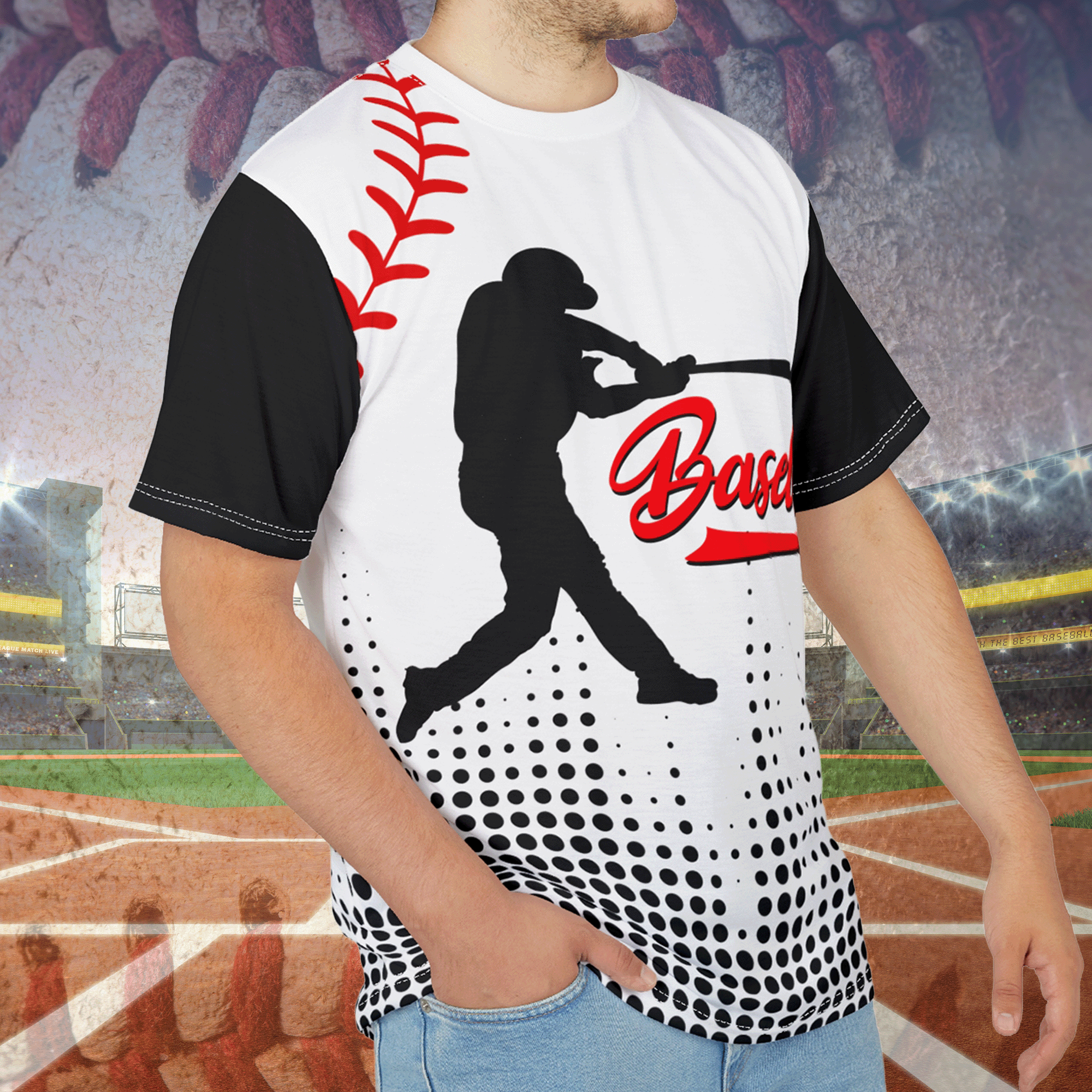 Baseball Game Day Graphic Unisex Tee