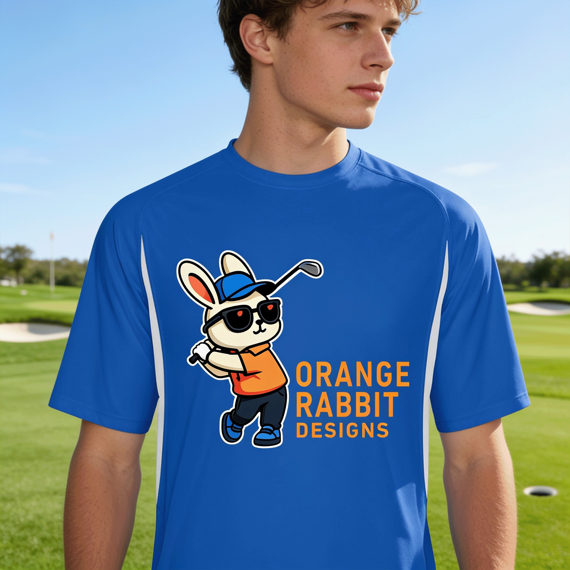 Golfer Men’s Cooling Performance Color Blocked Jersey