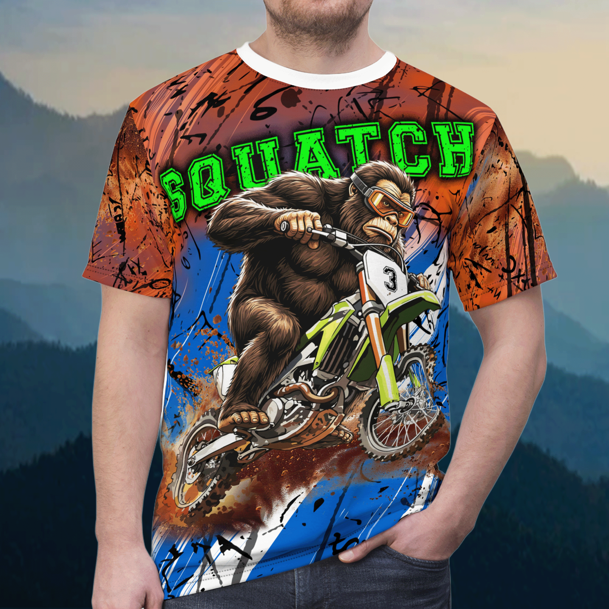 Motocross Sasquatch Tee