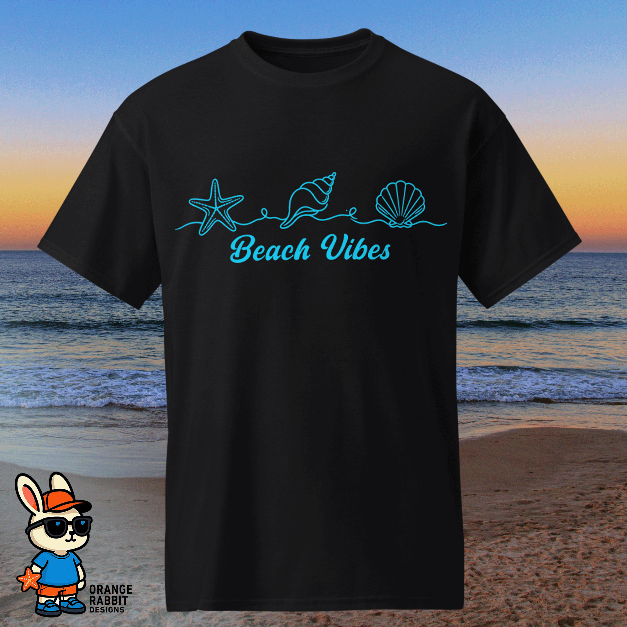 Beach Vibes Minimalist DryBlend® T-Shirt
