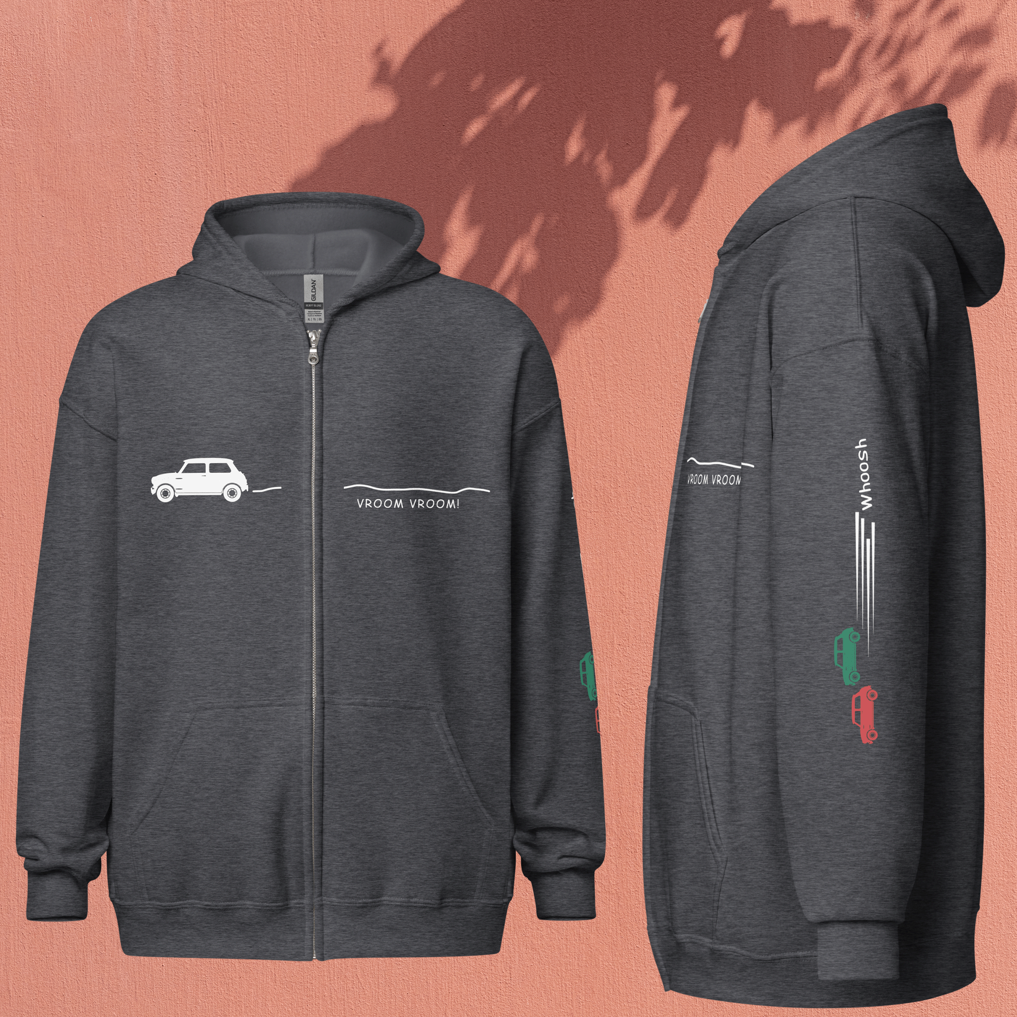 Mini Minimalist Full Zip Unisex Hoodie Jacket