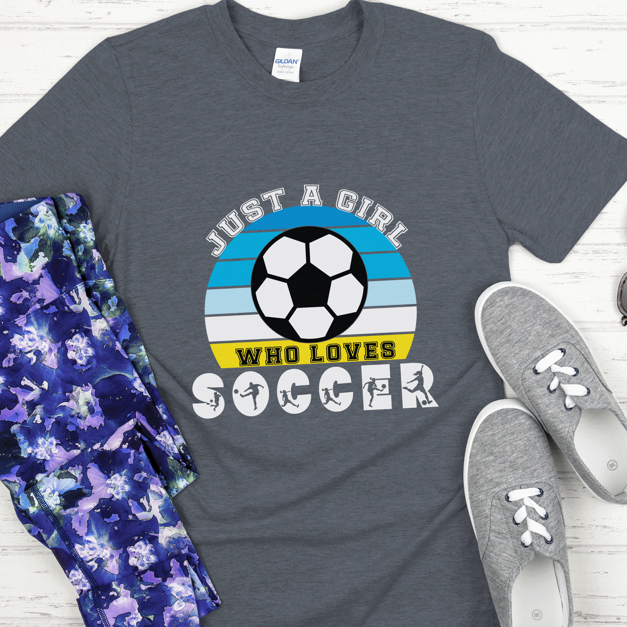 Just a Girl Who Loves Soccer Classic Tee