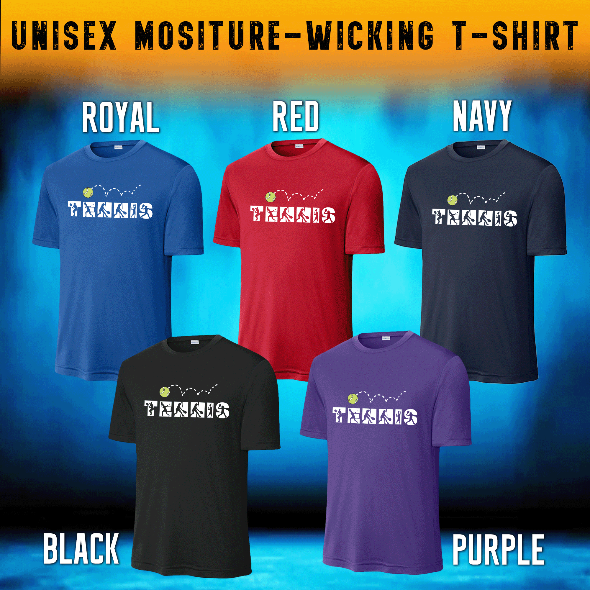 Tennis Moisture-Wicking Tee