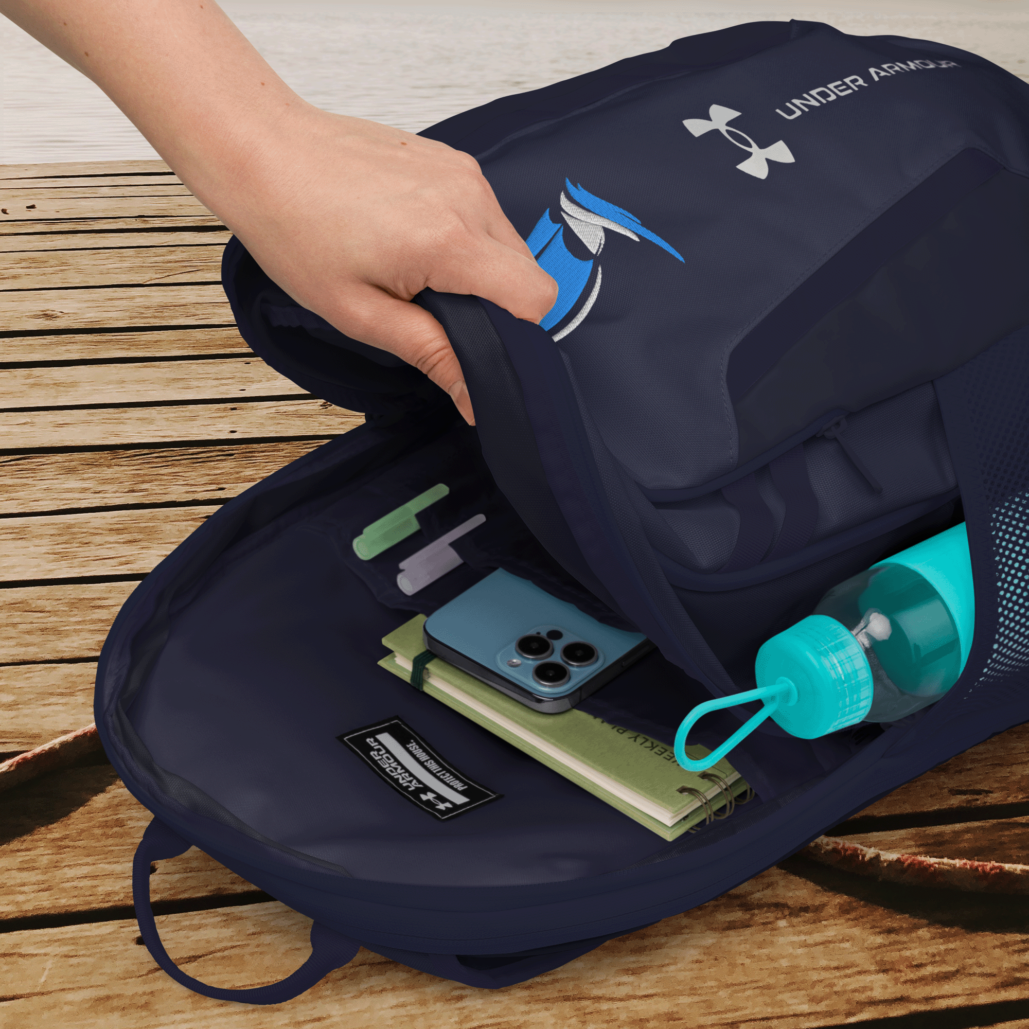 Embroidered Sailboat Under Armour® Backpack