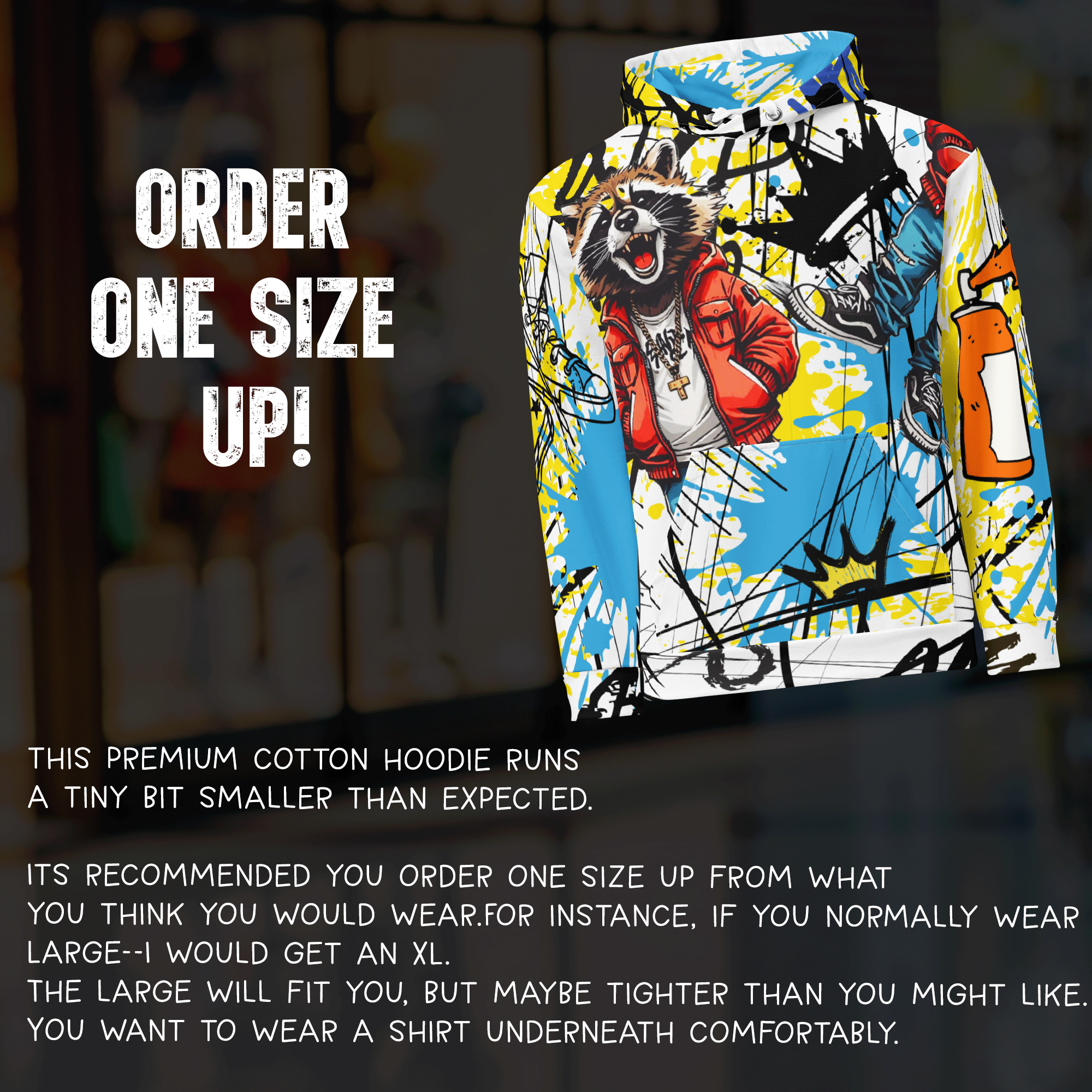 Graffiti Raccoon Hoodie 4.png