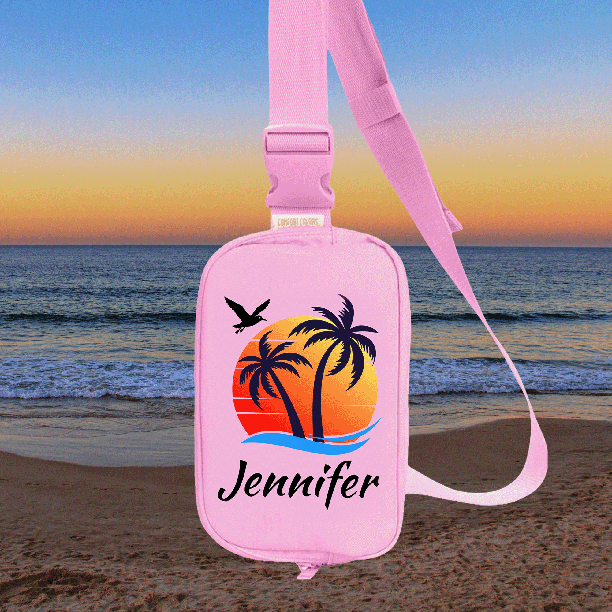 Personalized Beach Sunset Explorer Bag