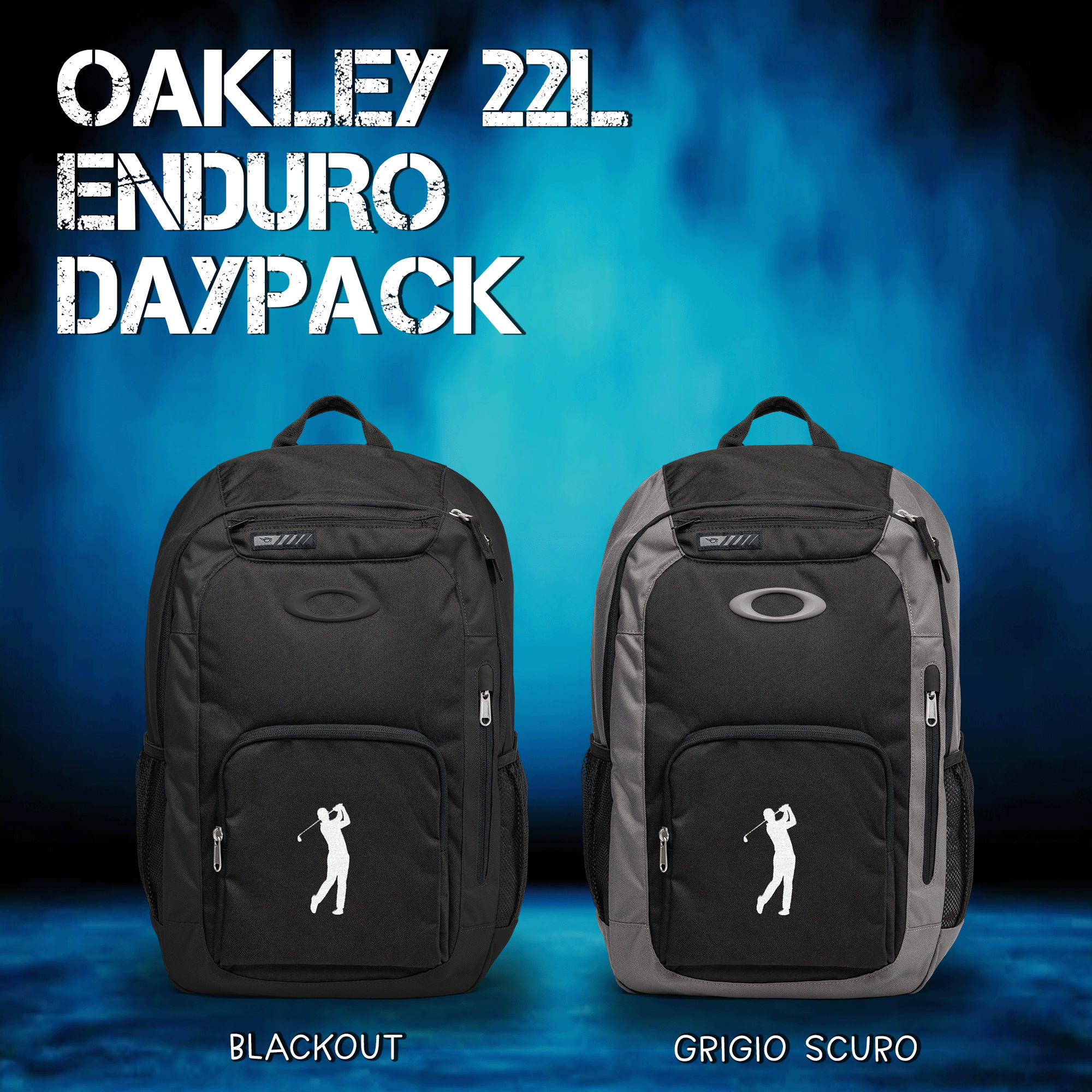 Embroidered Golf Silhouette Oakley 22L Enduro Daypack