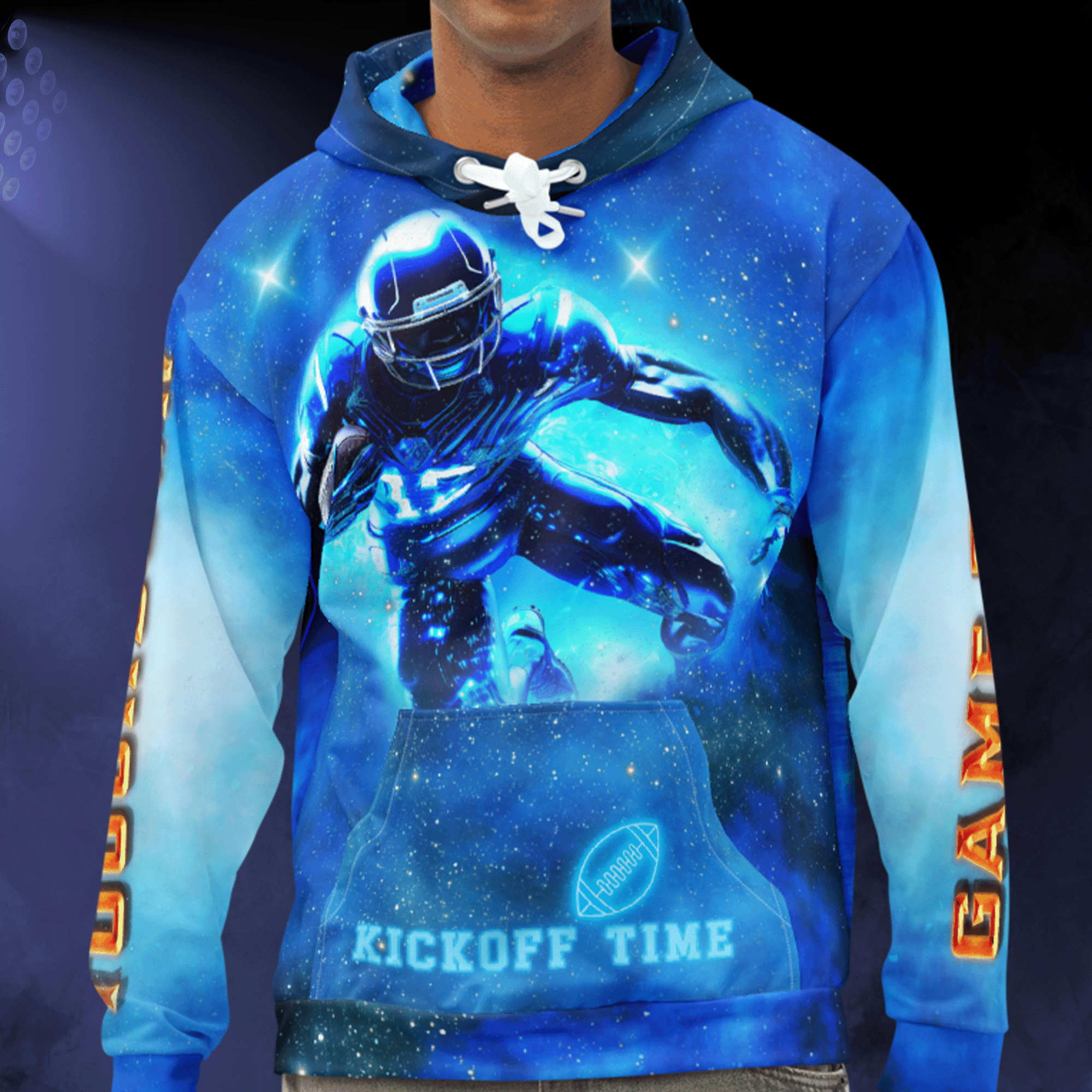 Football Season Cotton Hoodie