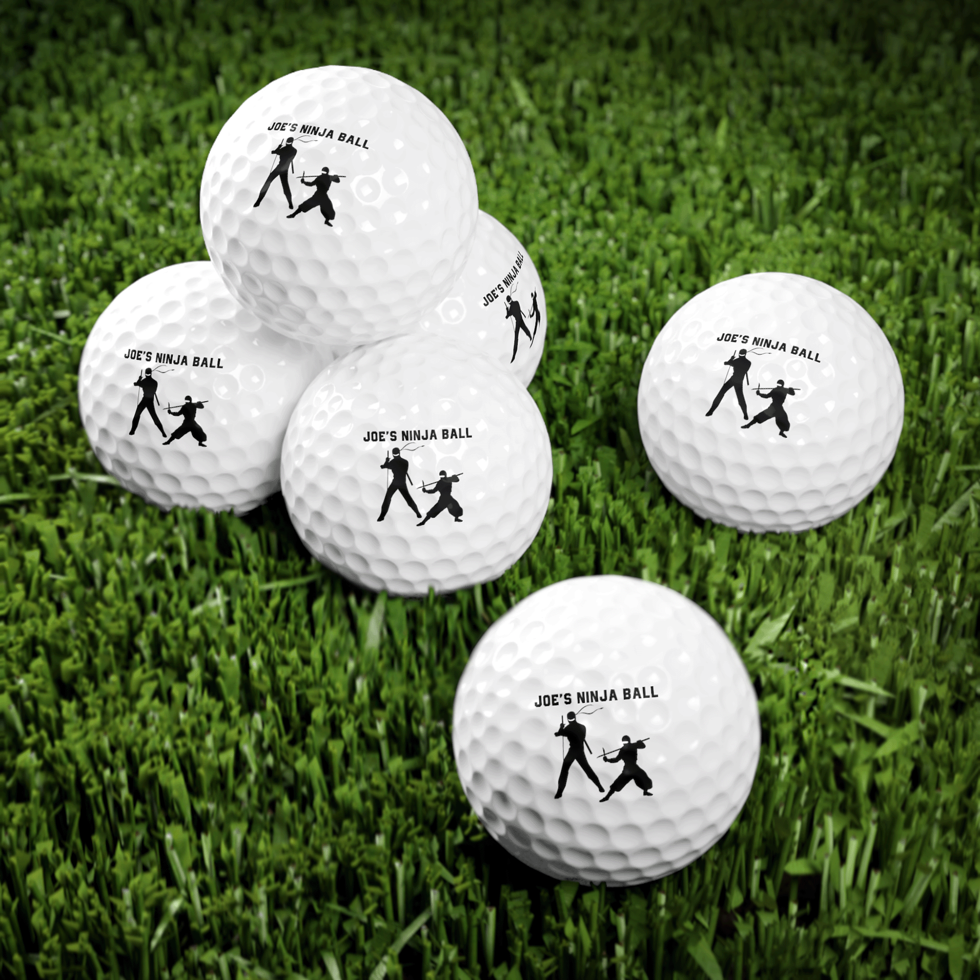 PERSONALIZED Ninja Golf Balls