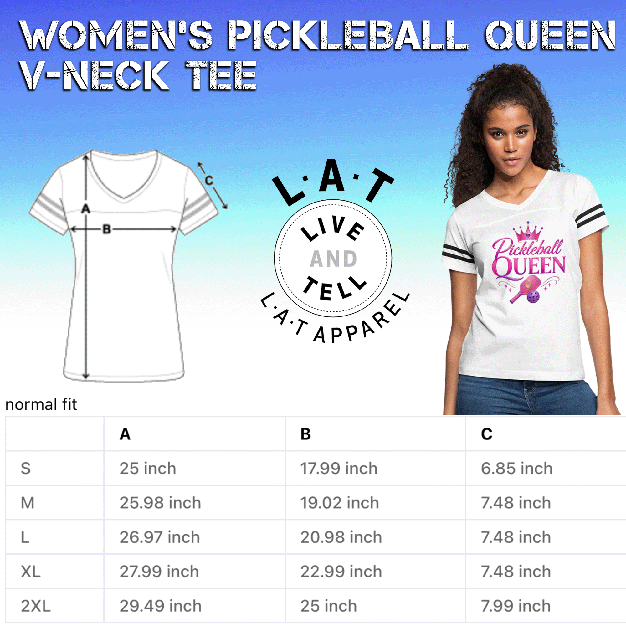 Pickleball Queen Women’s Sport T-Shirt