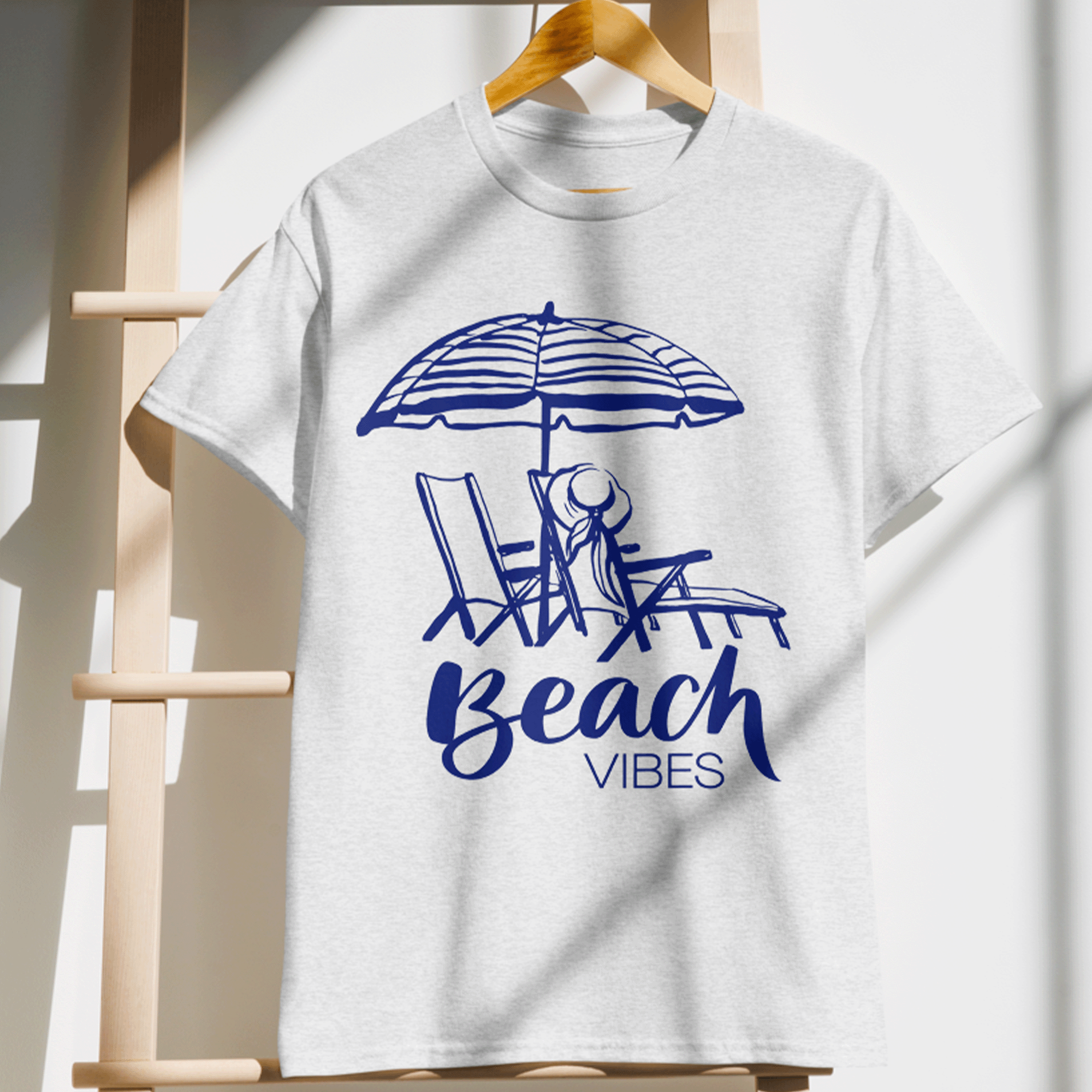Beach Chairs Summer Vibes DryBlend® T-Shirt