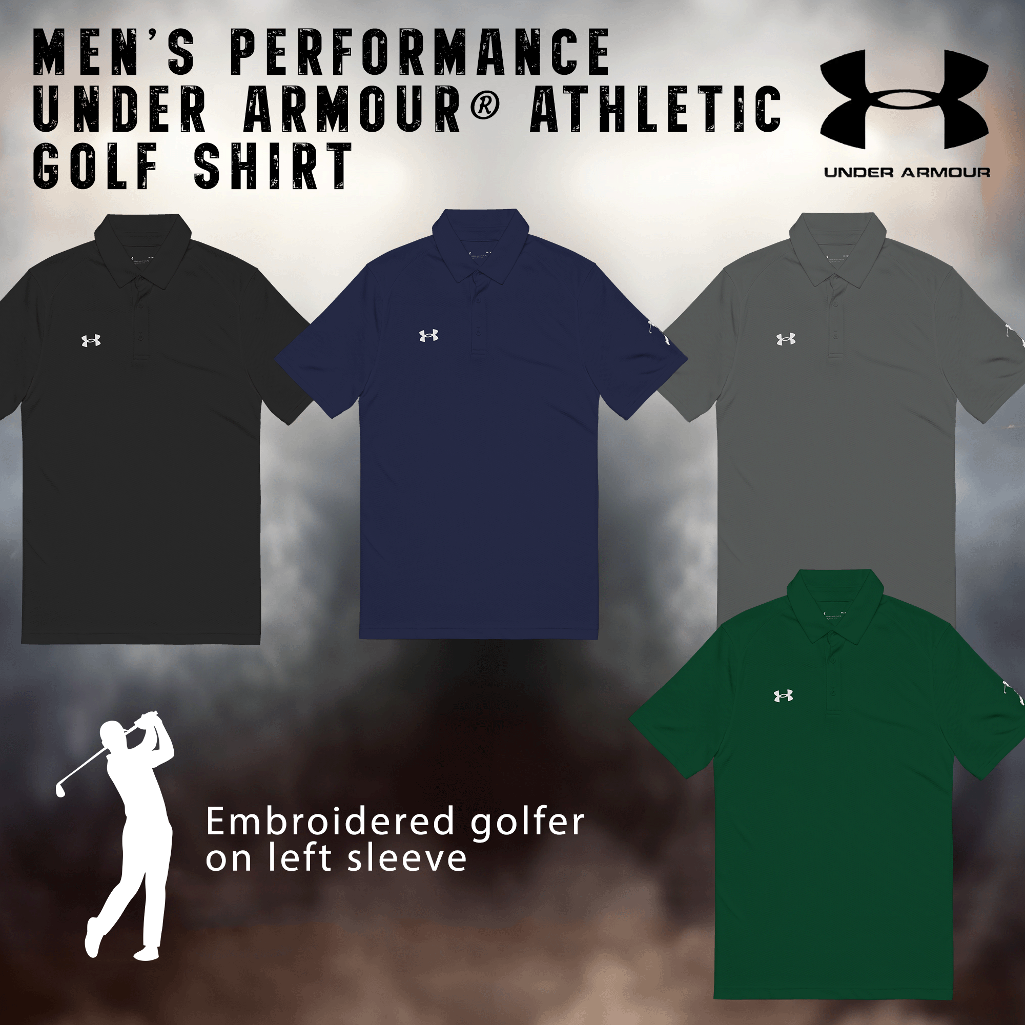 Embroidered Men's Performance Under Armour® Athletic Golf Shirt