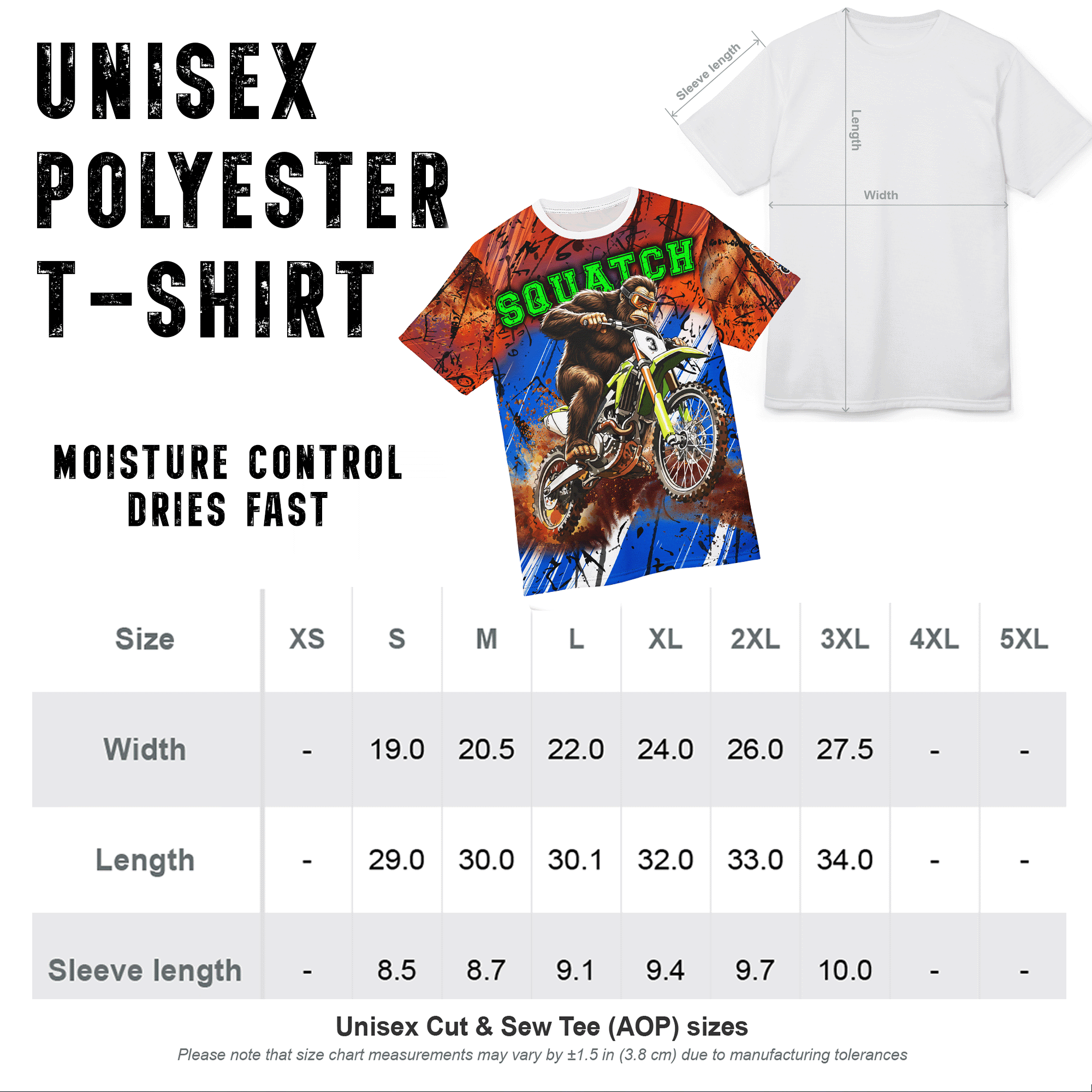 Motocross Sasquatch Tee