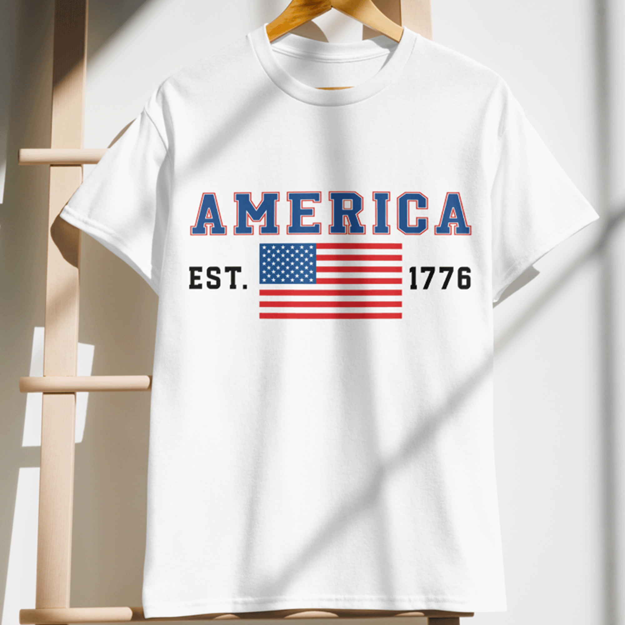 Patriotic America 1776 DryBlend® T-Shirt