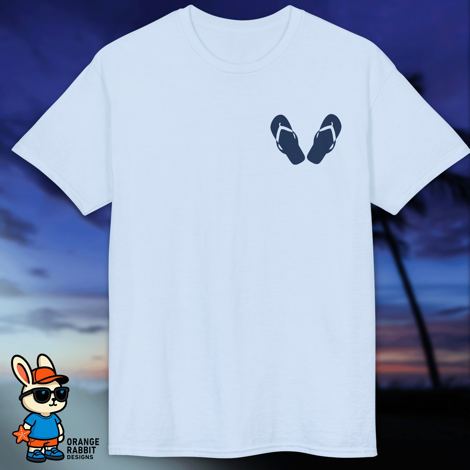 Beach Flip Flops DryBlend T-Shirt