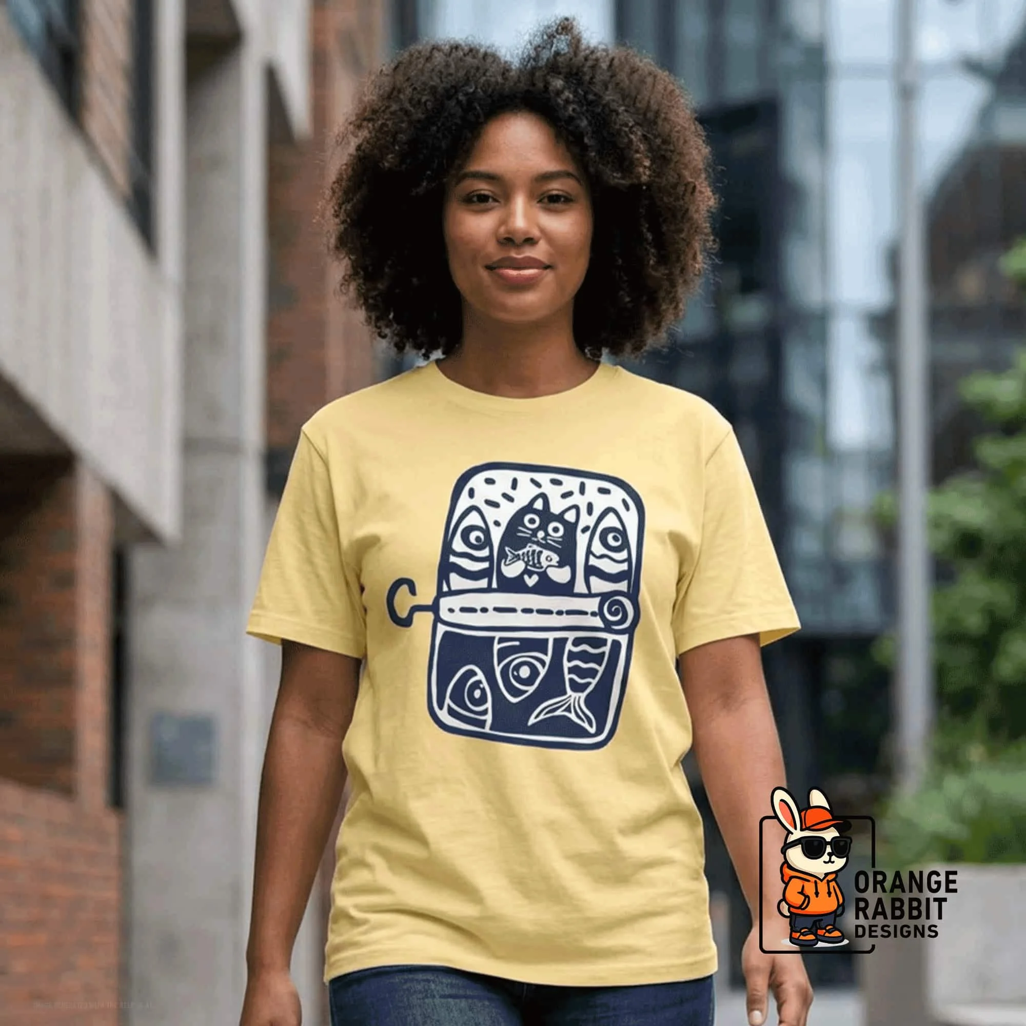 Sardine Can Kitty Unisex T-Shirt