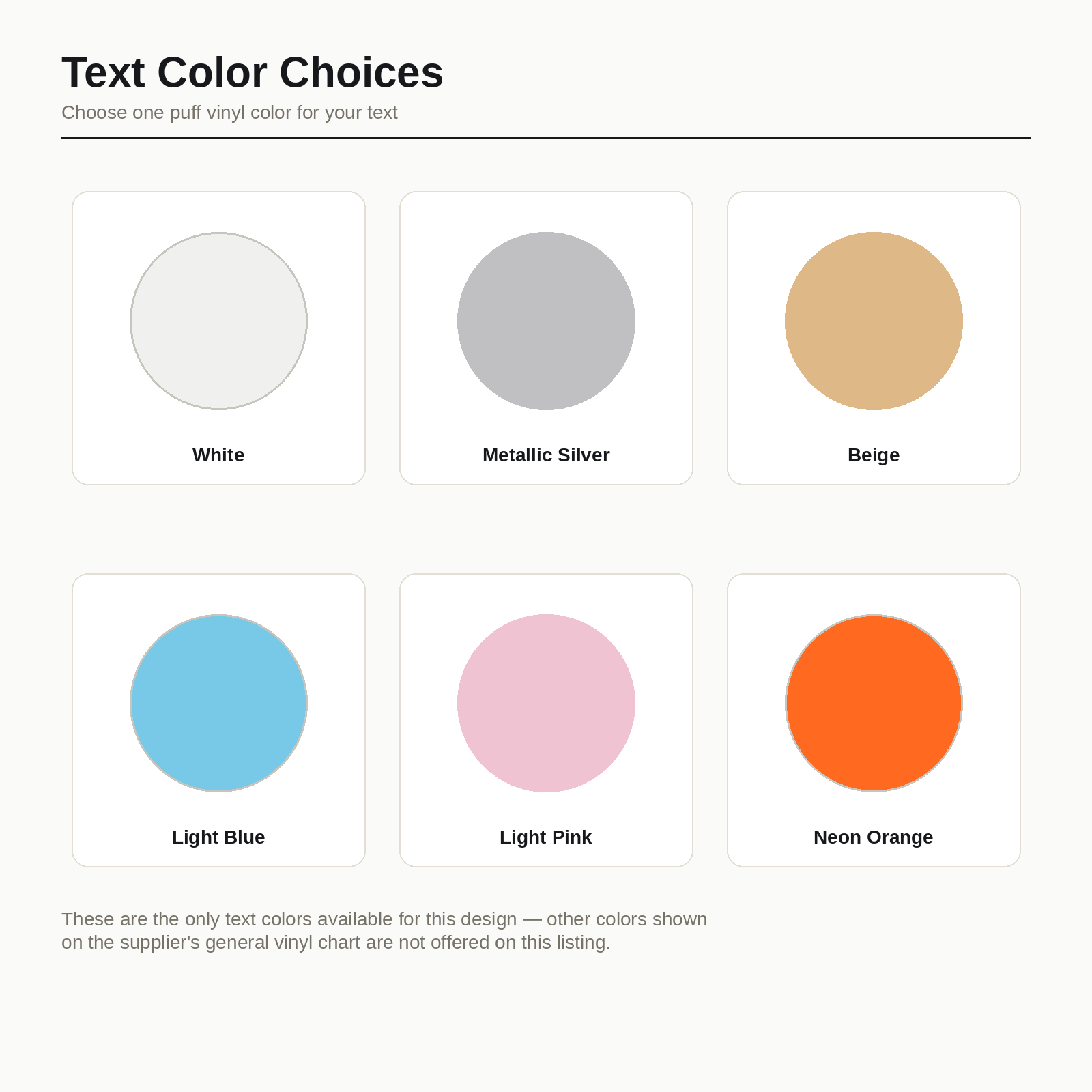 orange rabbit color choices