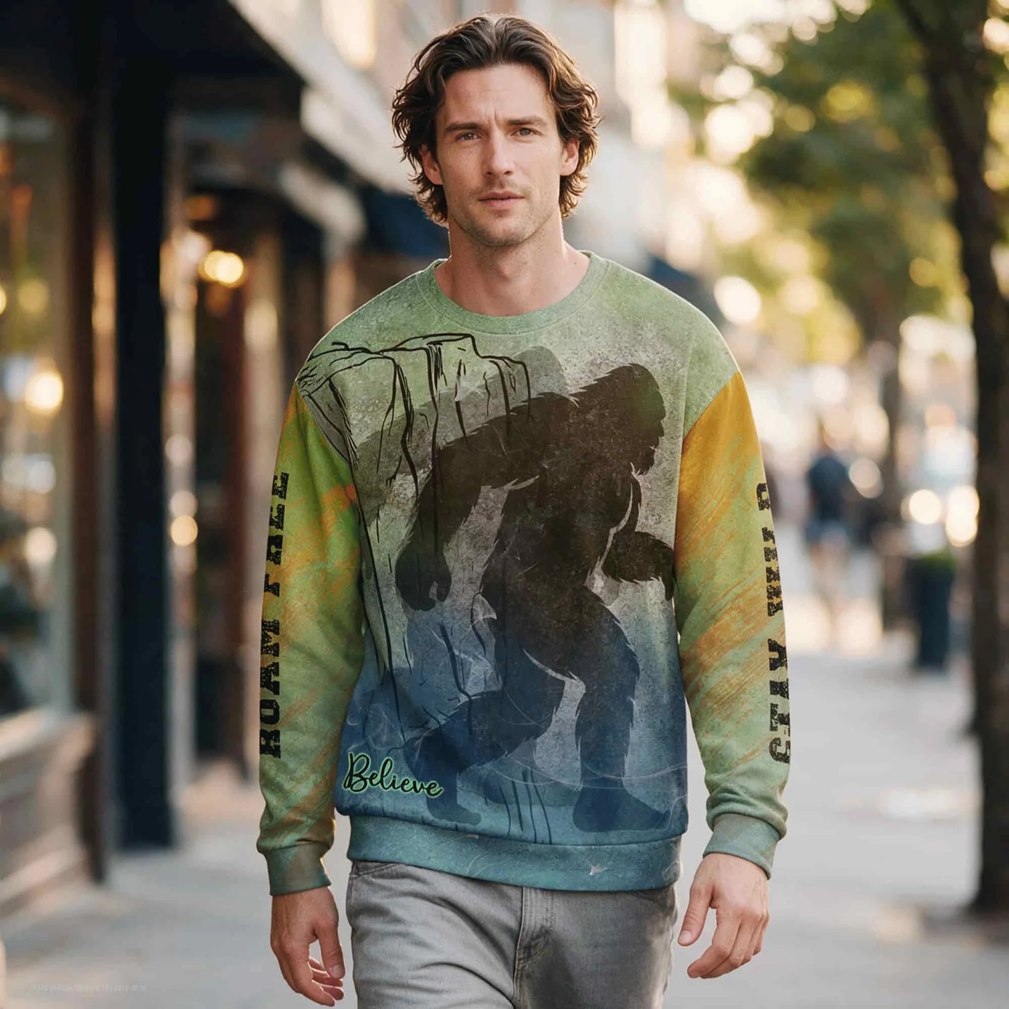 Sasquatch Believe Crewneck Sweatshirt