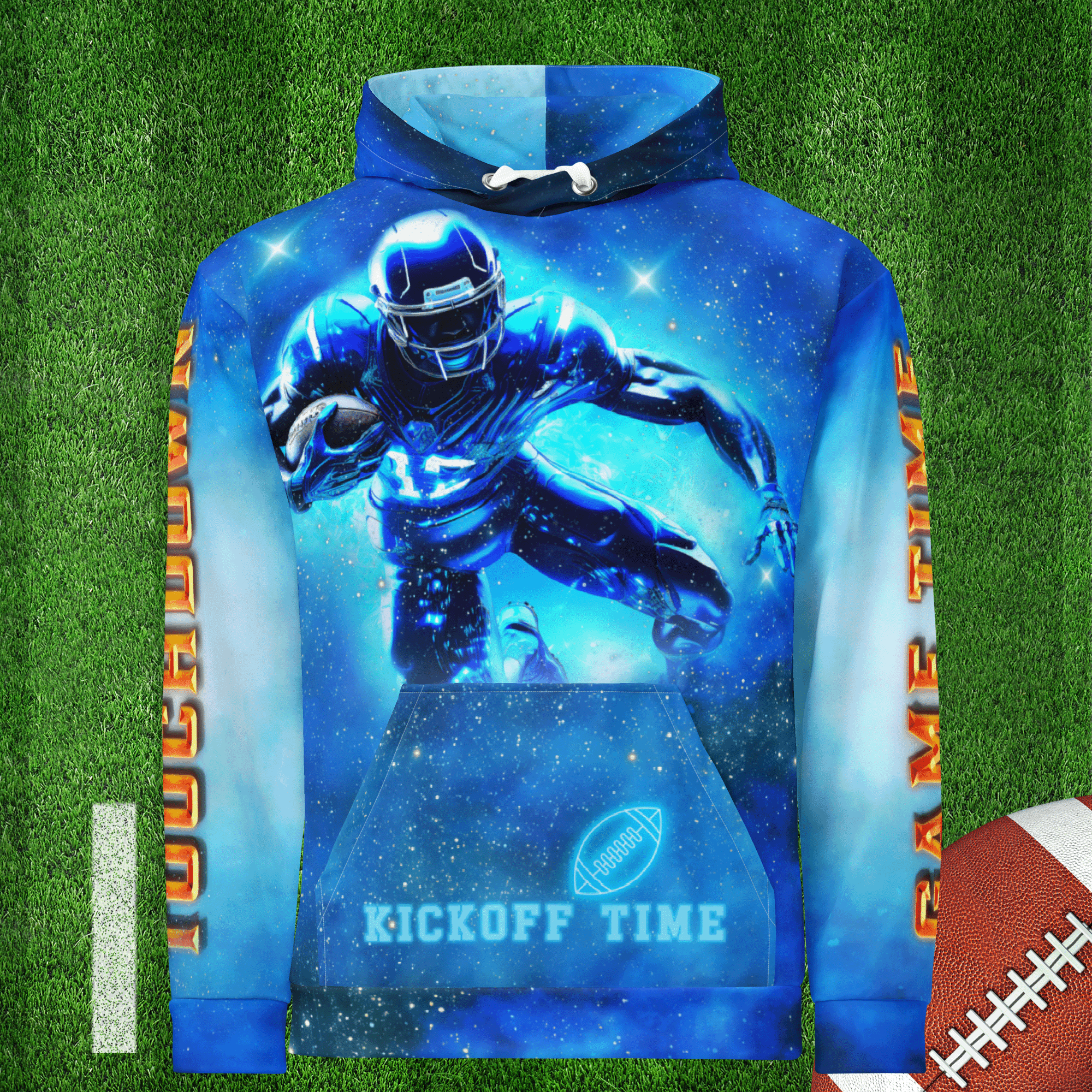 Football Season Cotton Hoodie