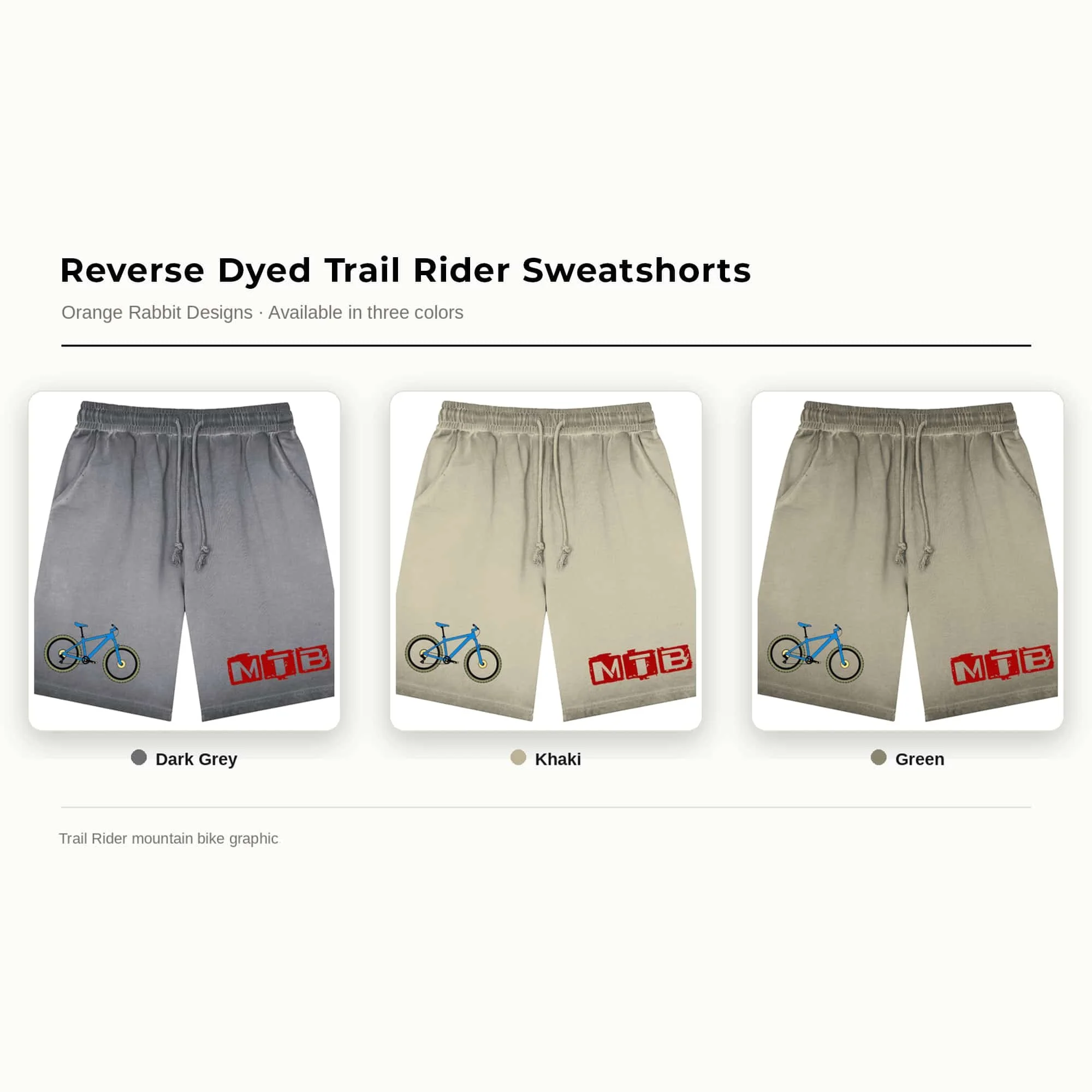orange rabbit shorts colors