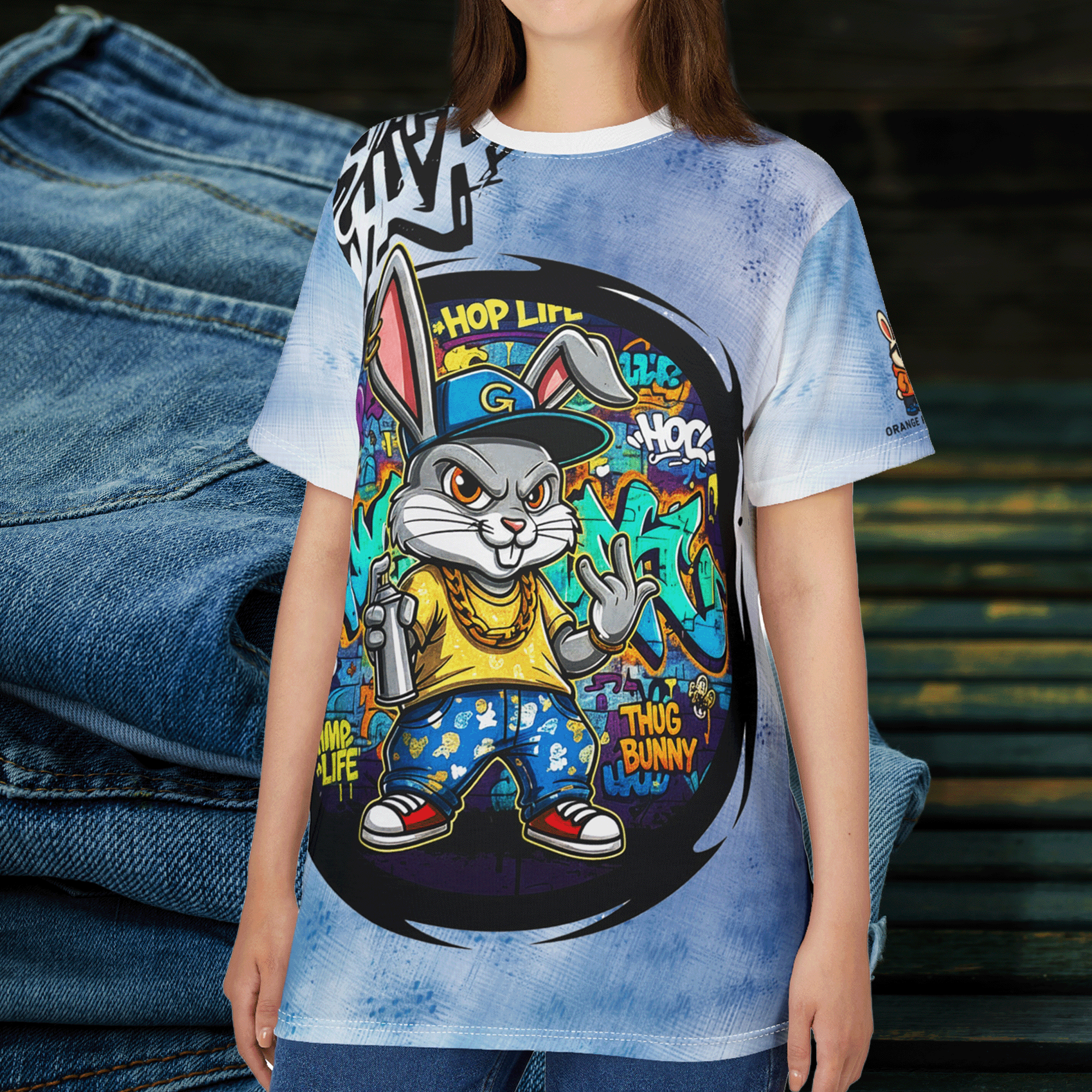 Graffiti Street Bunny Tee