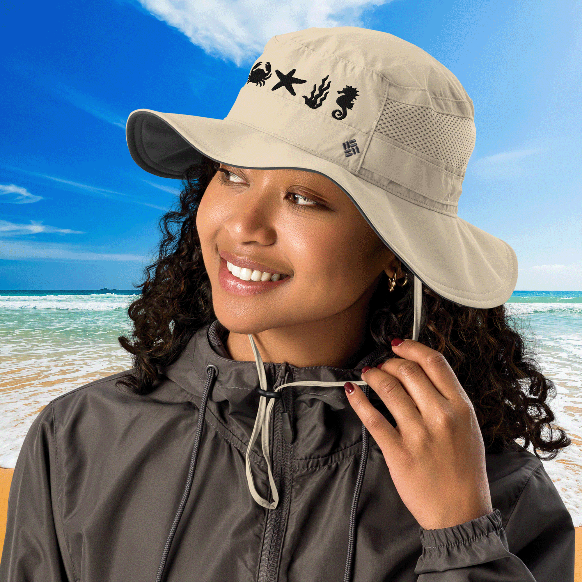 Beach Vibes Columbia Bora Bora Booney Hat