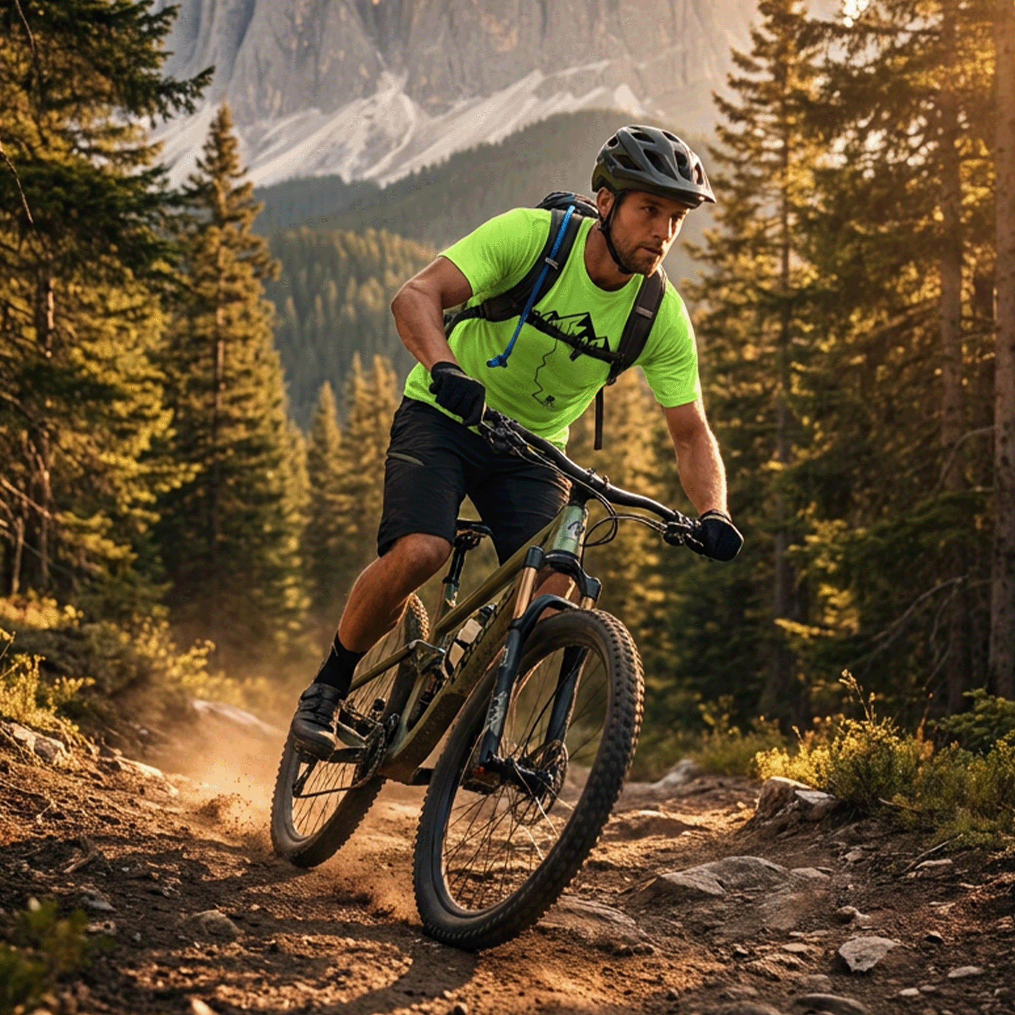 Mountain Biker DryBlend® T-Shirt