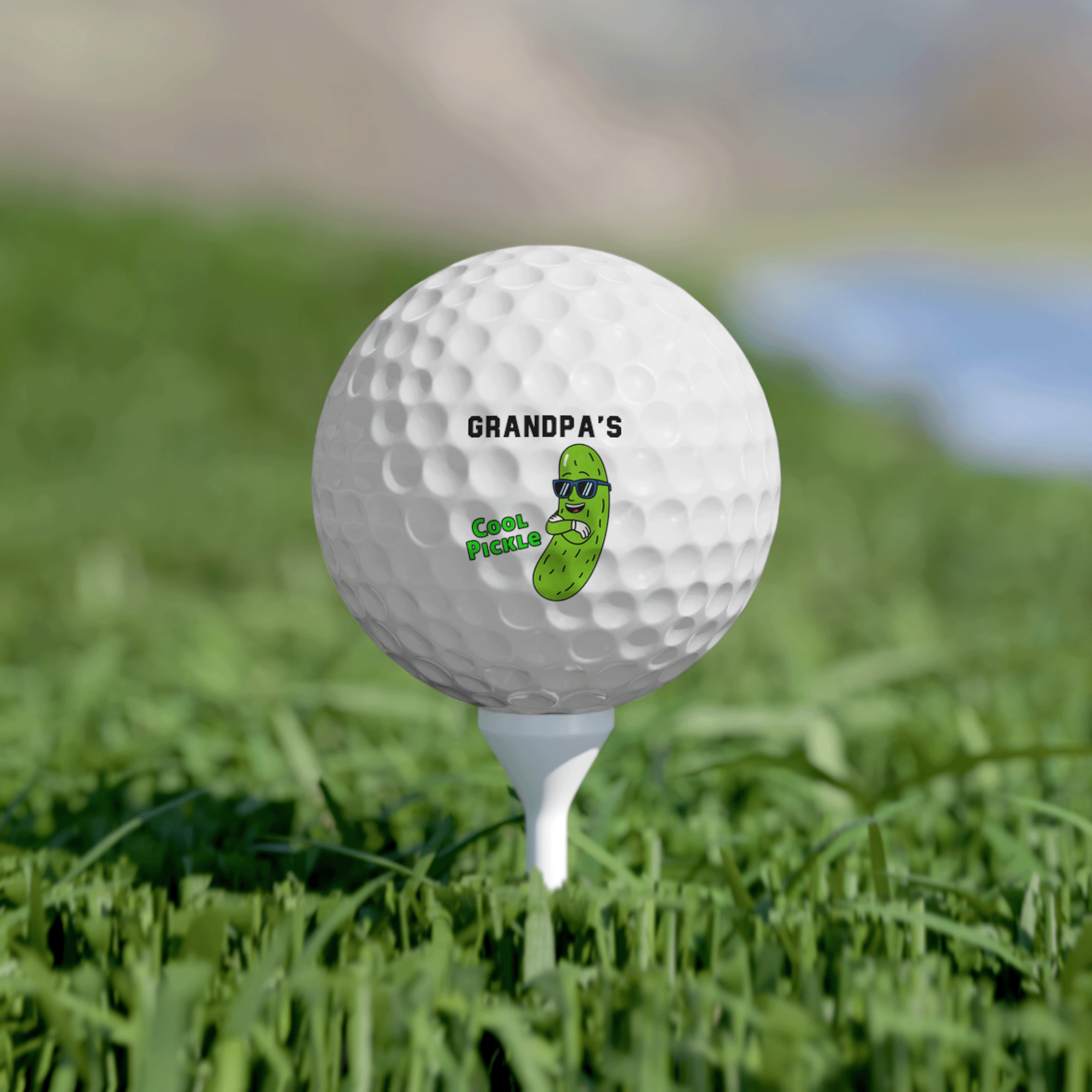 PERSONALIZED Cool Pickle Golf Balls