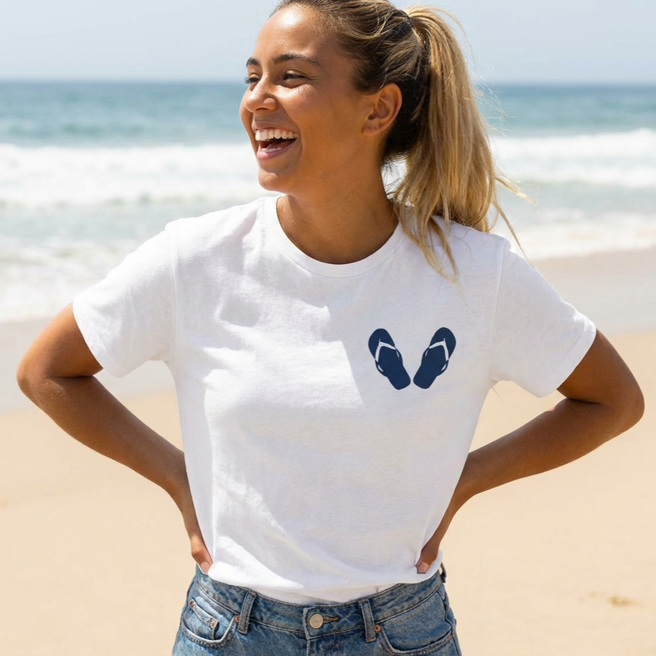 Beach Flip Flops DryBlend T-Shirt