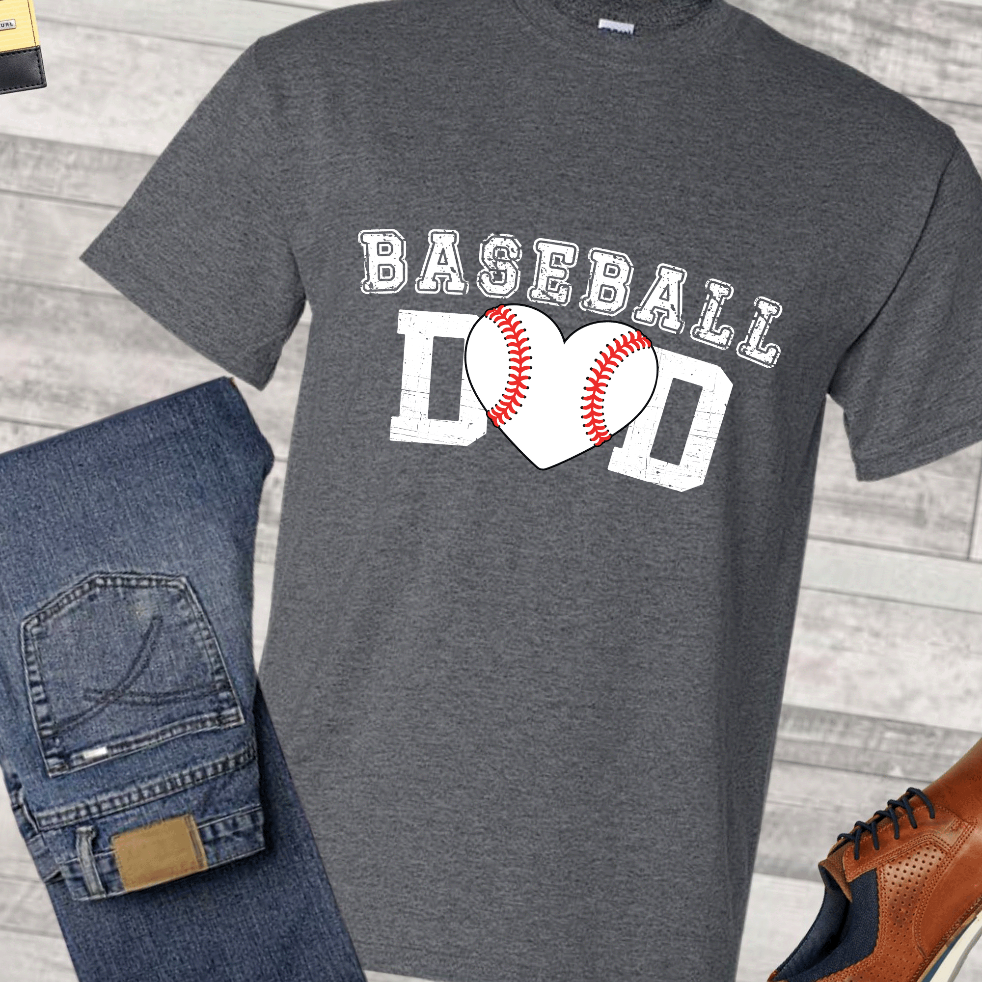 Baseball Dad Classic Cotton Sports Tee