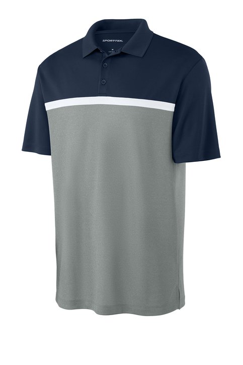 Custom Name Men’s Golf UV Micropique Colorblock Polo